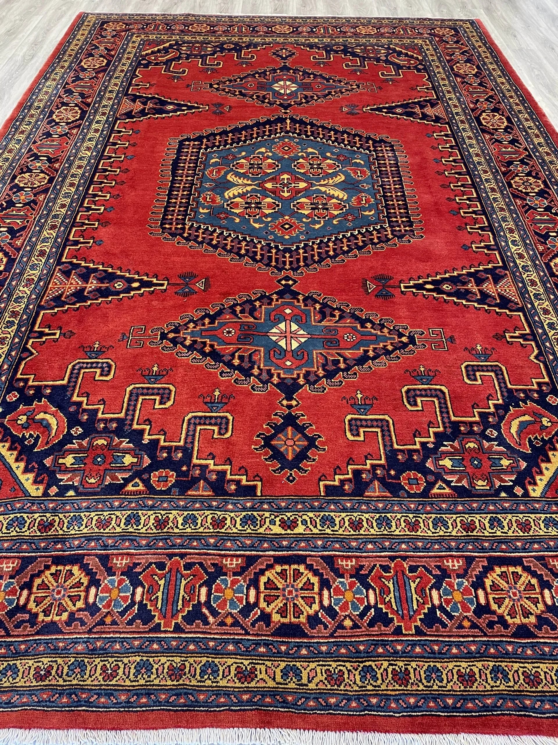 Viss Tribal Wool Rug (8'7" x 12'11")