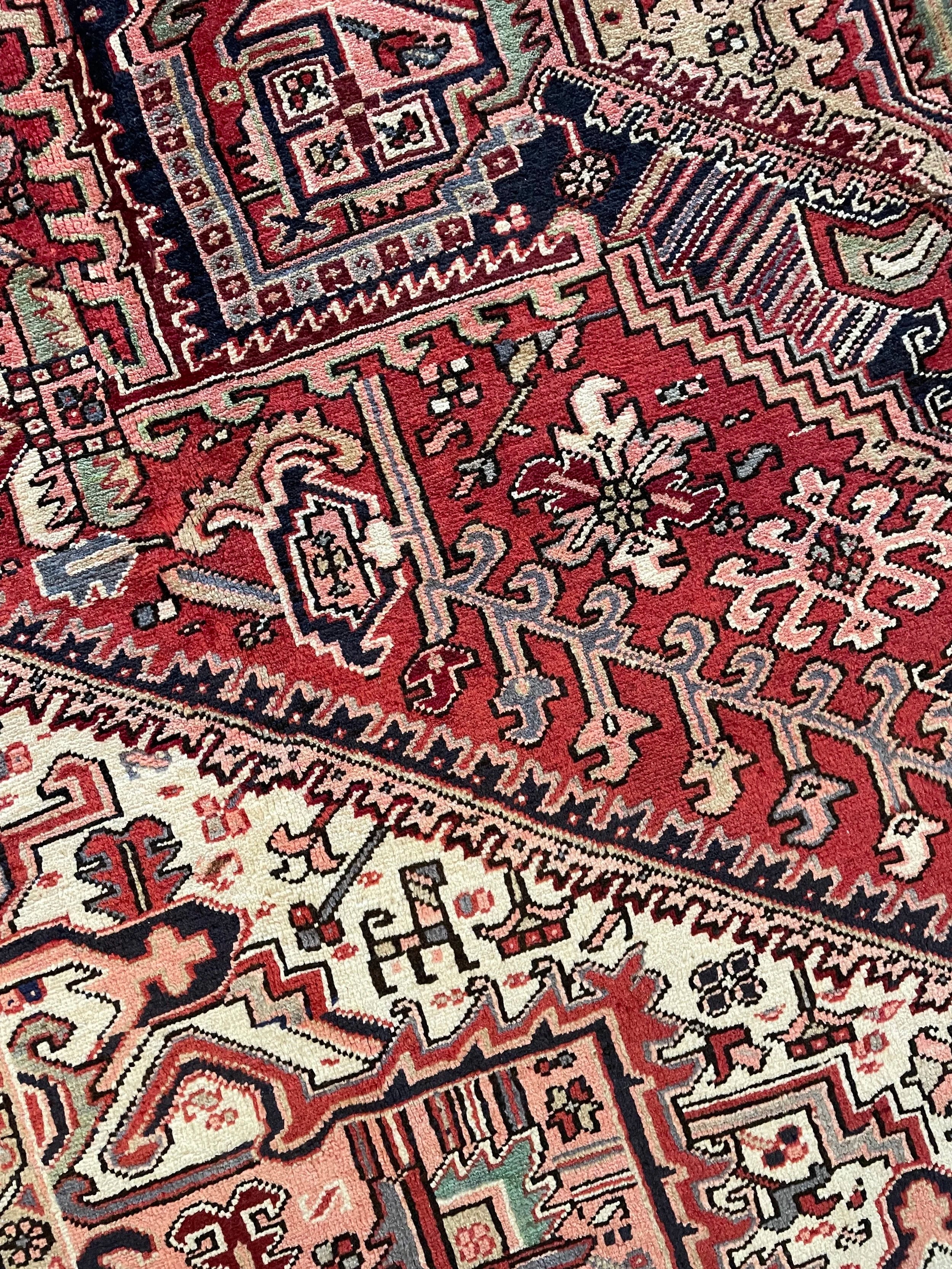 Wool Heriz Rug (8'4" x 10'9")