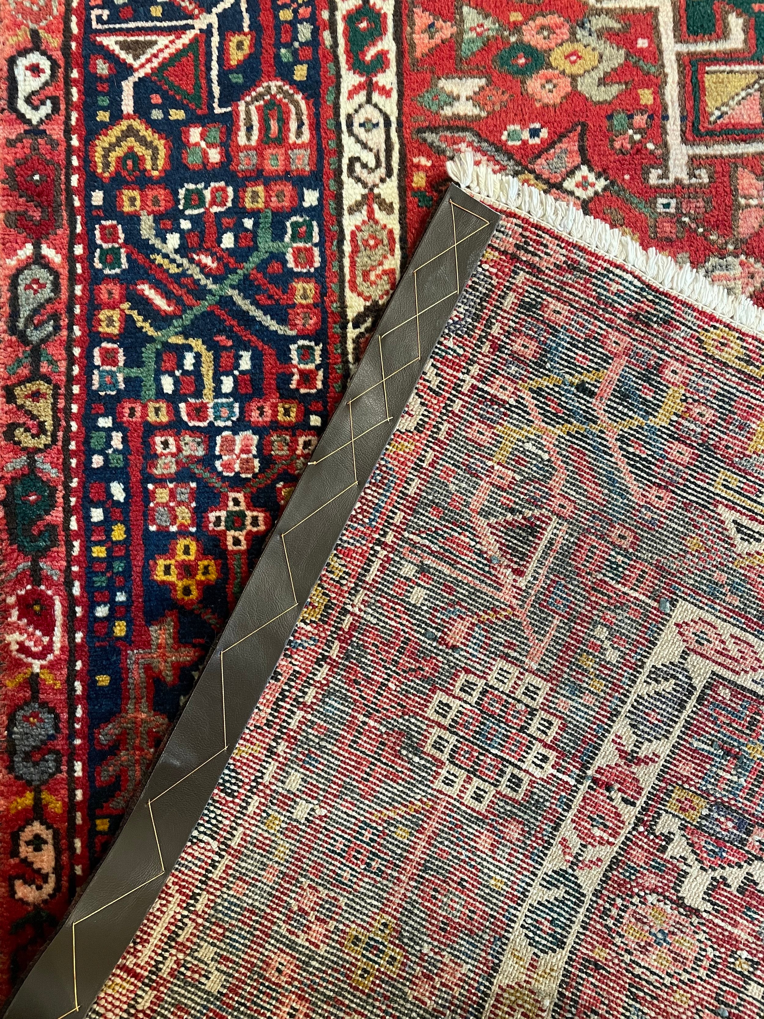 Karajeh Vintage Wool Rug (3'8" x 5'5")