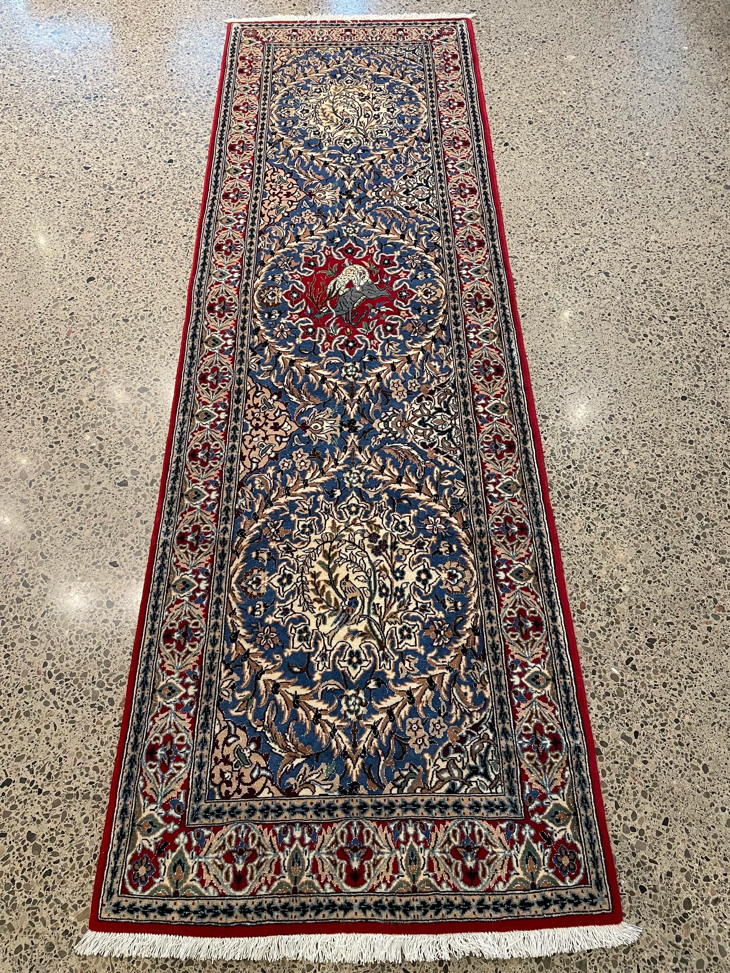 Naeen Wool & Silk Rug Runner (2'9" x 9'0")