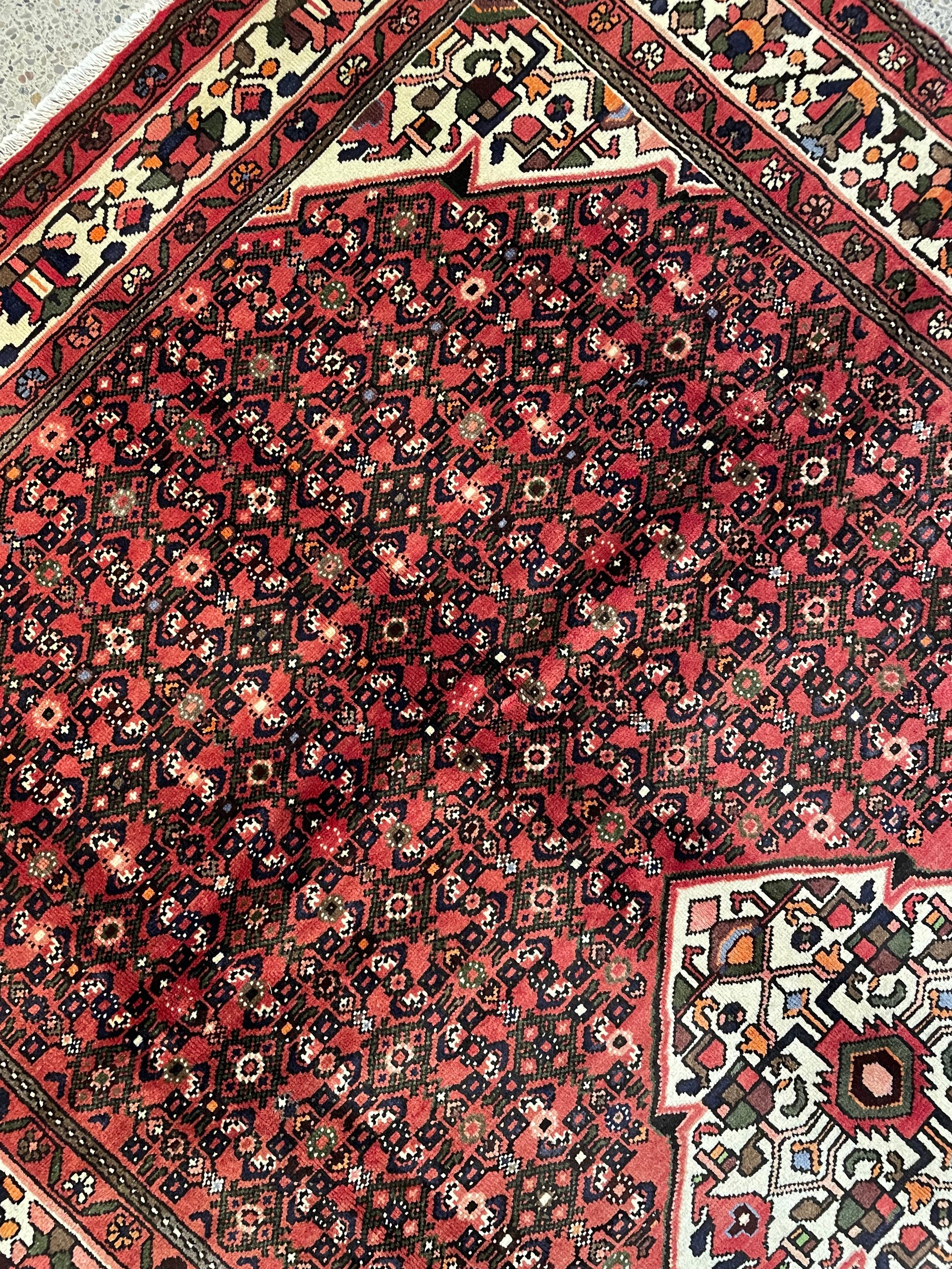 Hosseinabad Wool Rug (6'11" x 10'6")