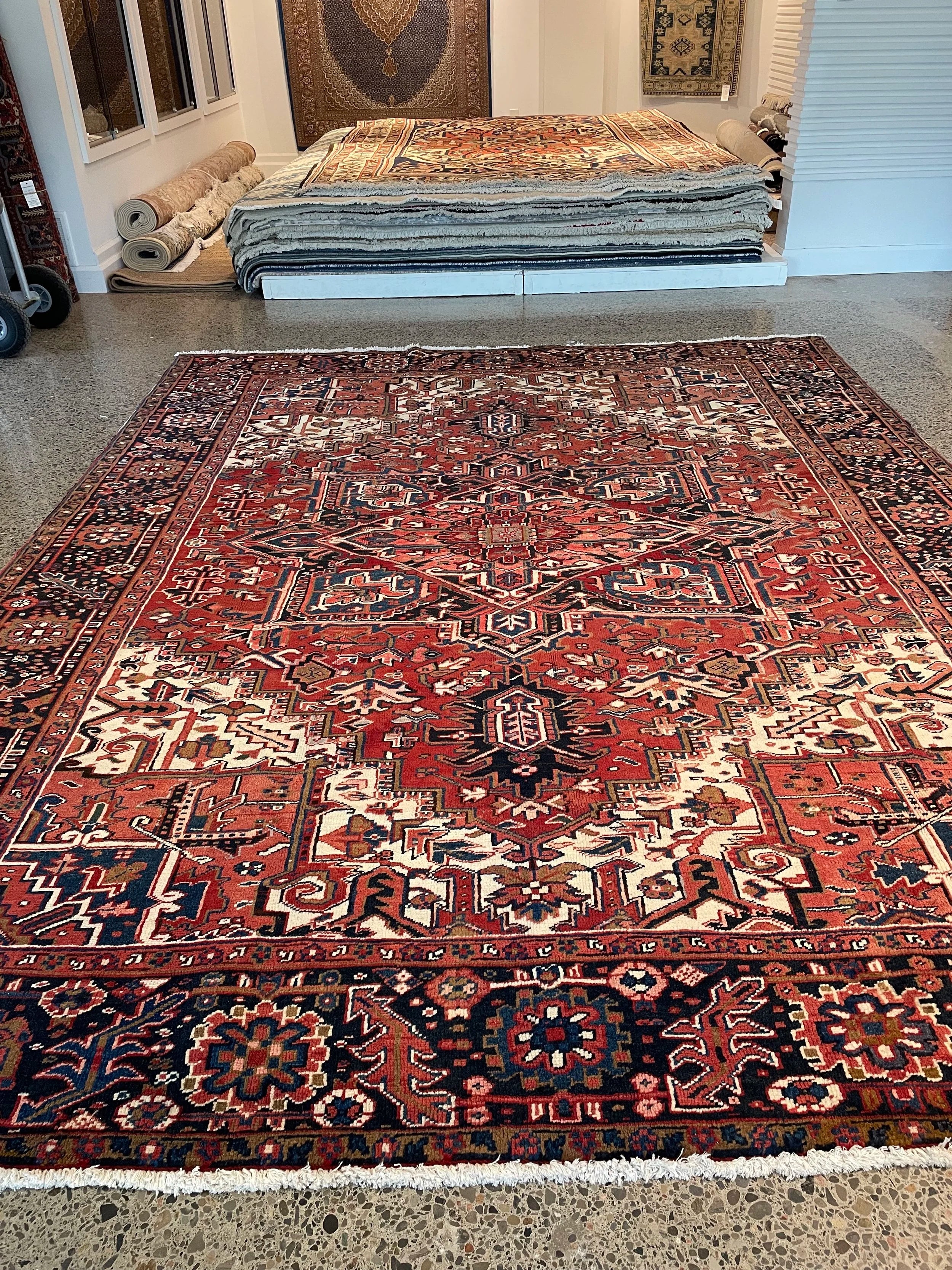 Wool Heriz Rug (8x10)