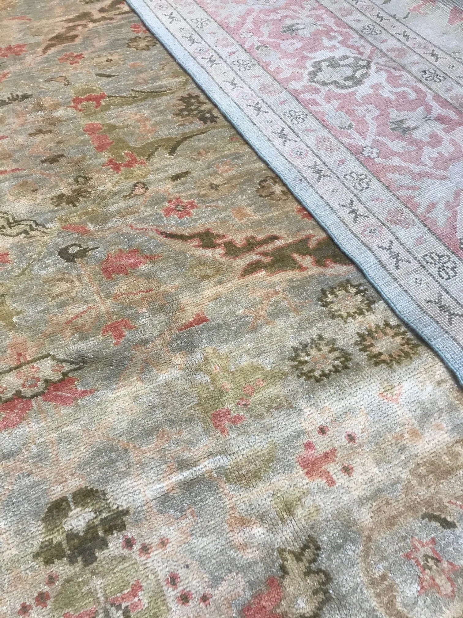 Oushak Wool Rug (12'0" x 15'9")