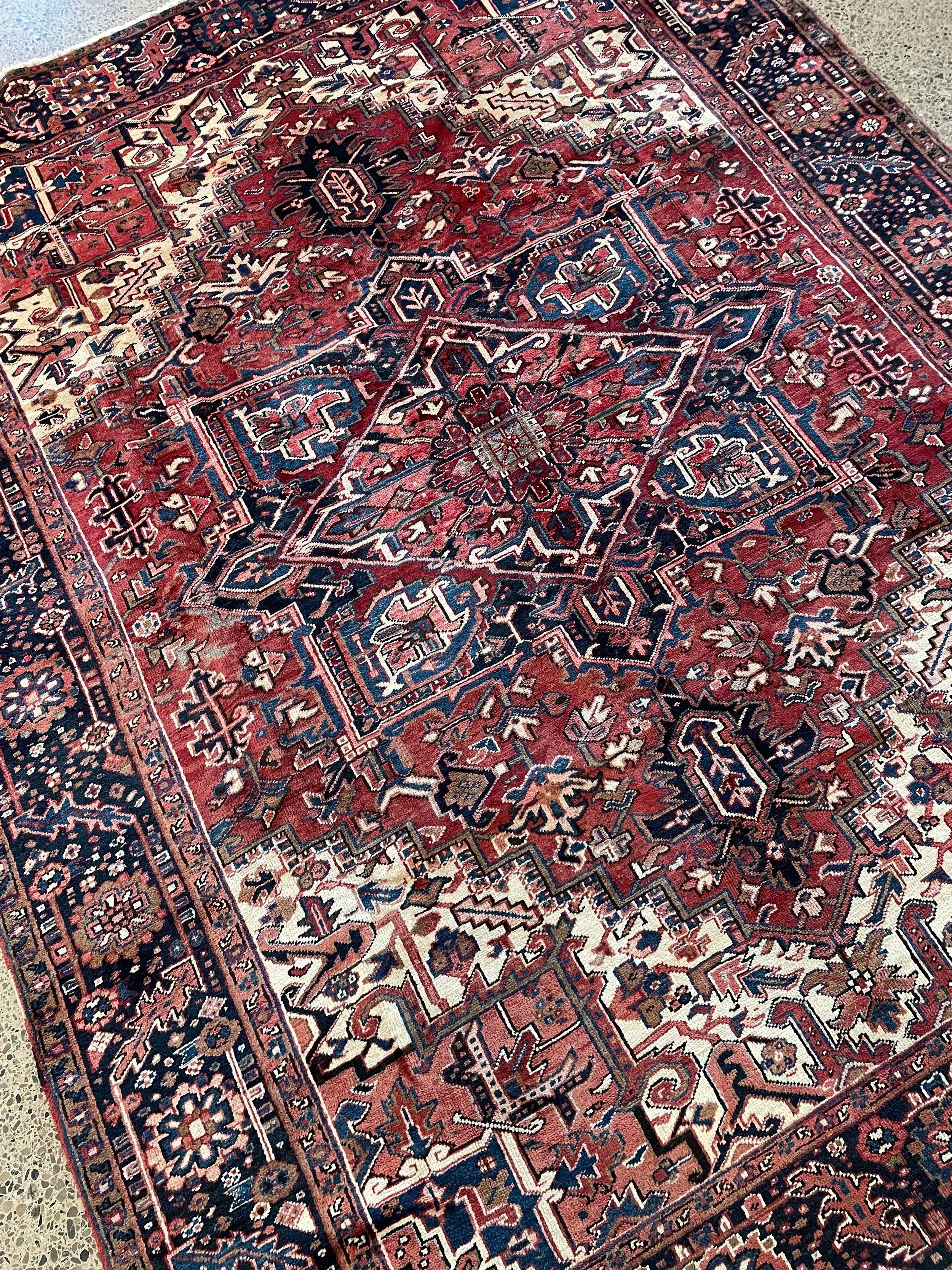Wool Heriz Rug (8x10)