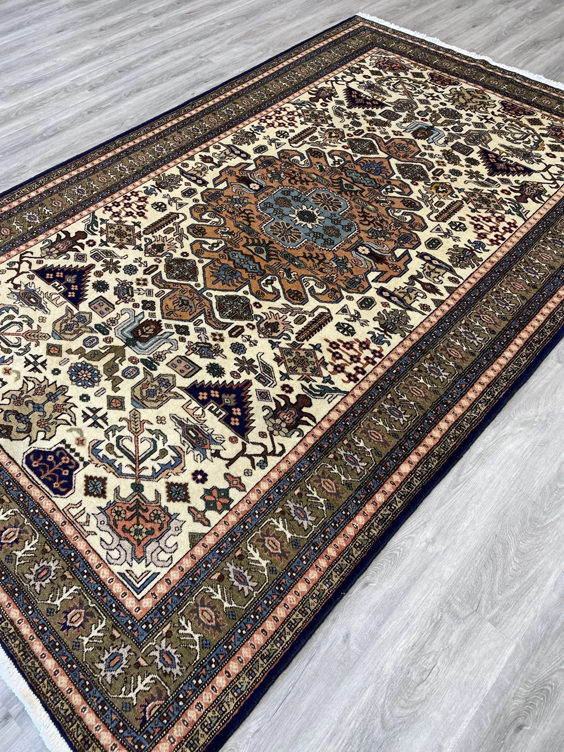 Ardebil Wool Rug (5'7" x 8'11")
