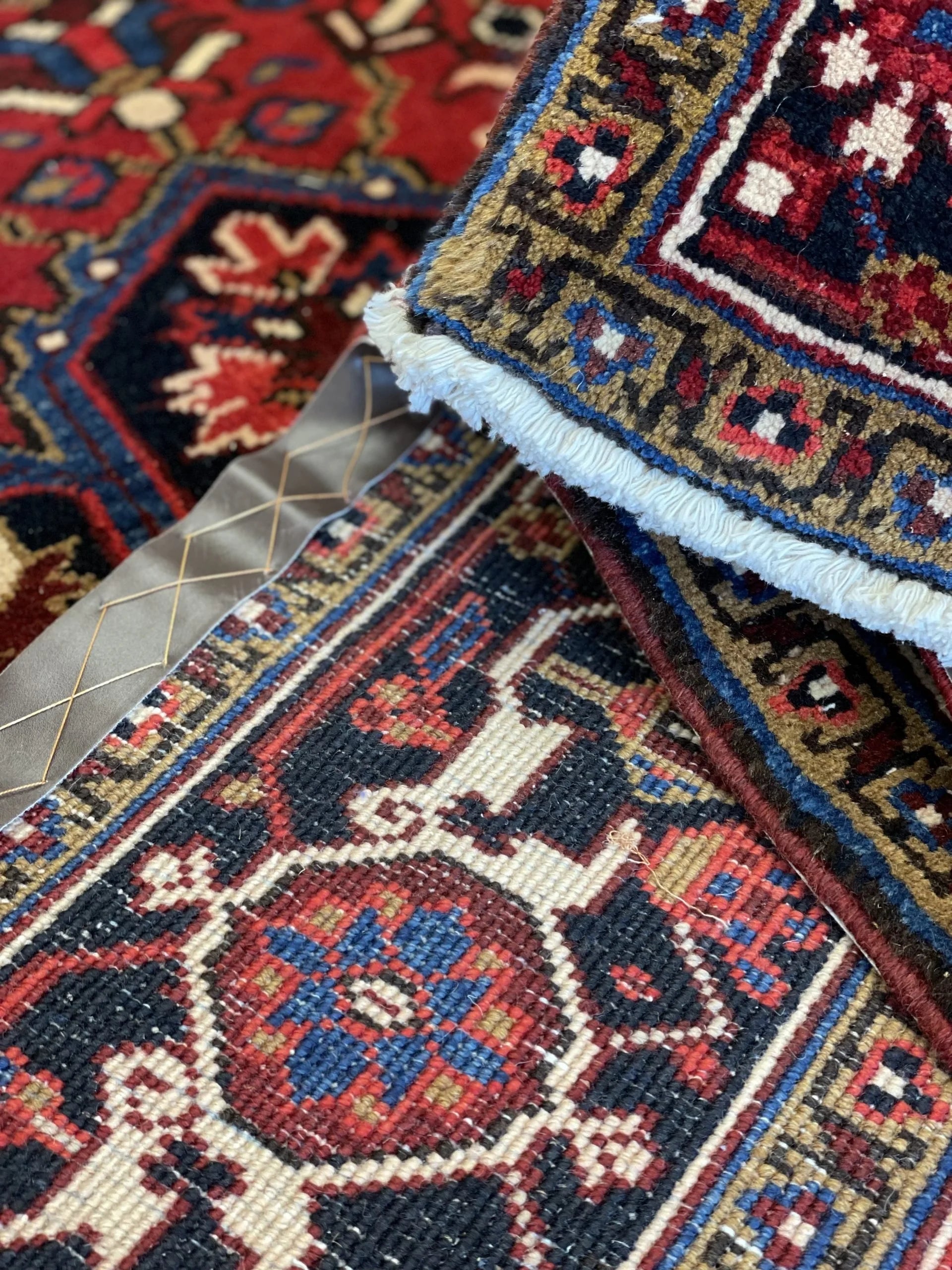 Heriz Wool Rug Runner (4'10" x 12'11")