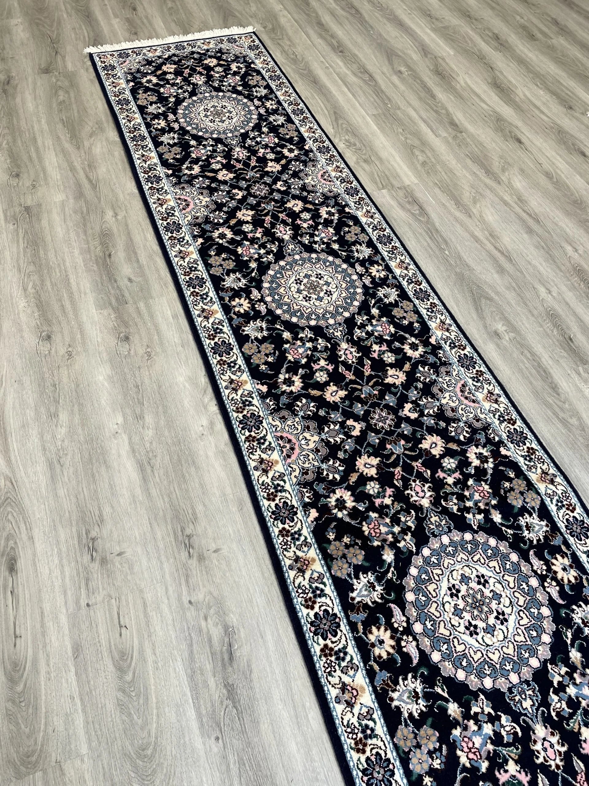 Naeen Wool & Silk Rug (2'3" x 9'5")