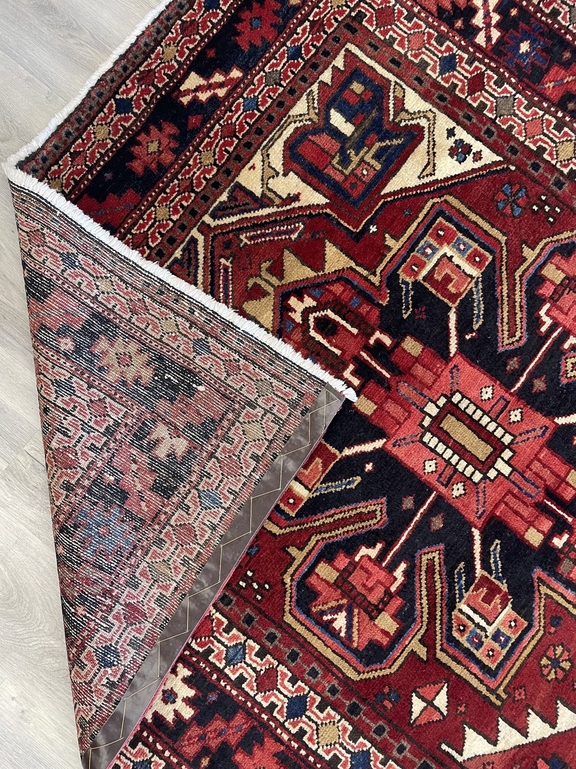 Karajeh Wool Runner Rug (4'9" x 14'2")
