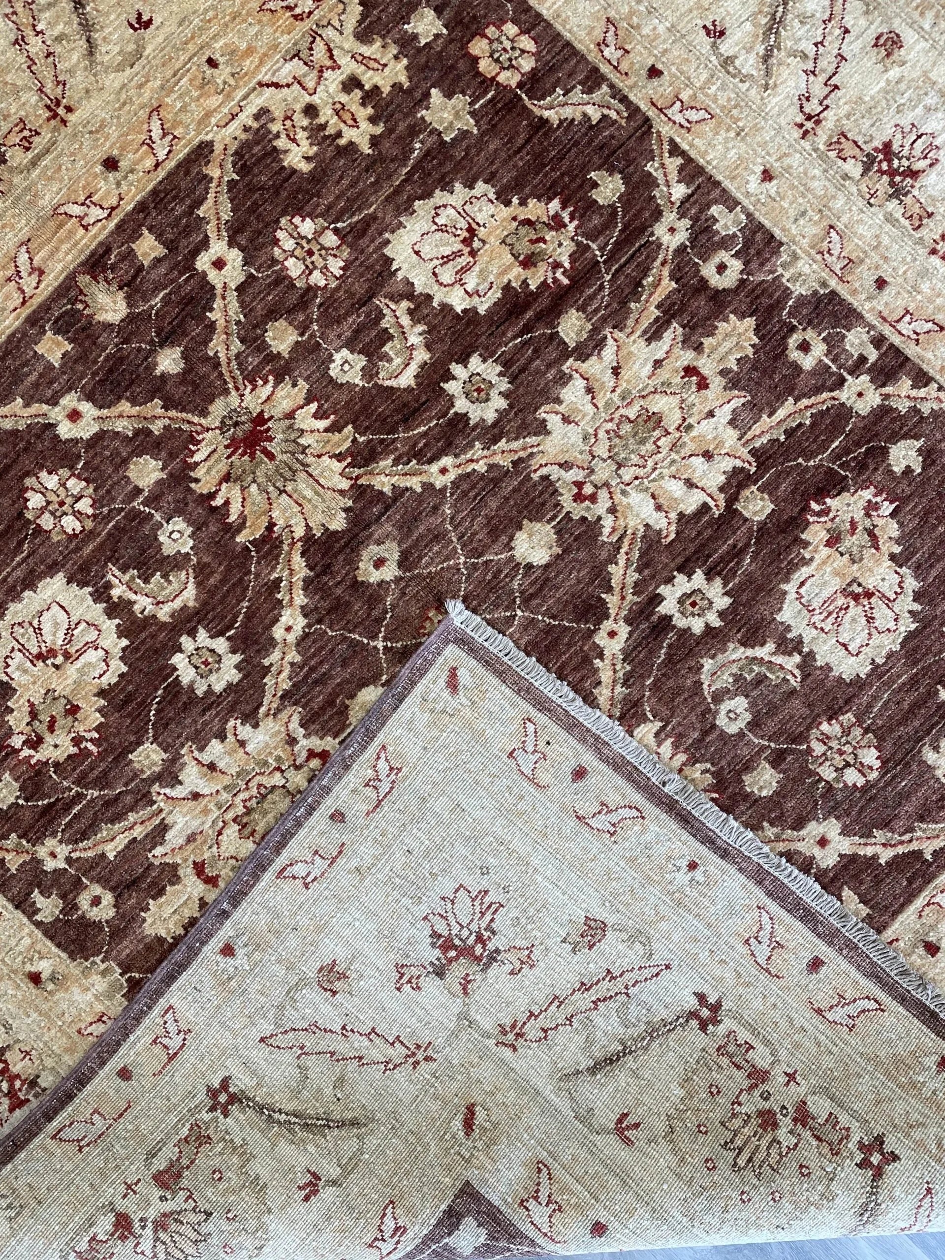 Rustic Wool Rug (5'10" x 6'3")