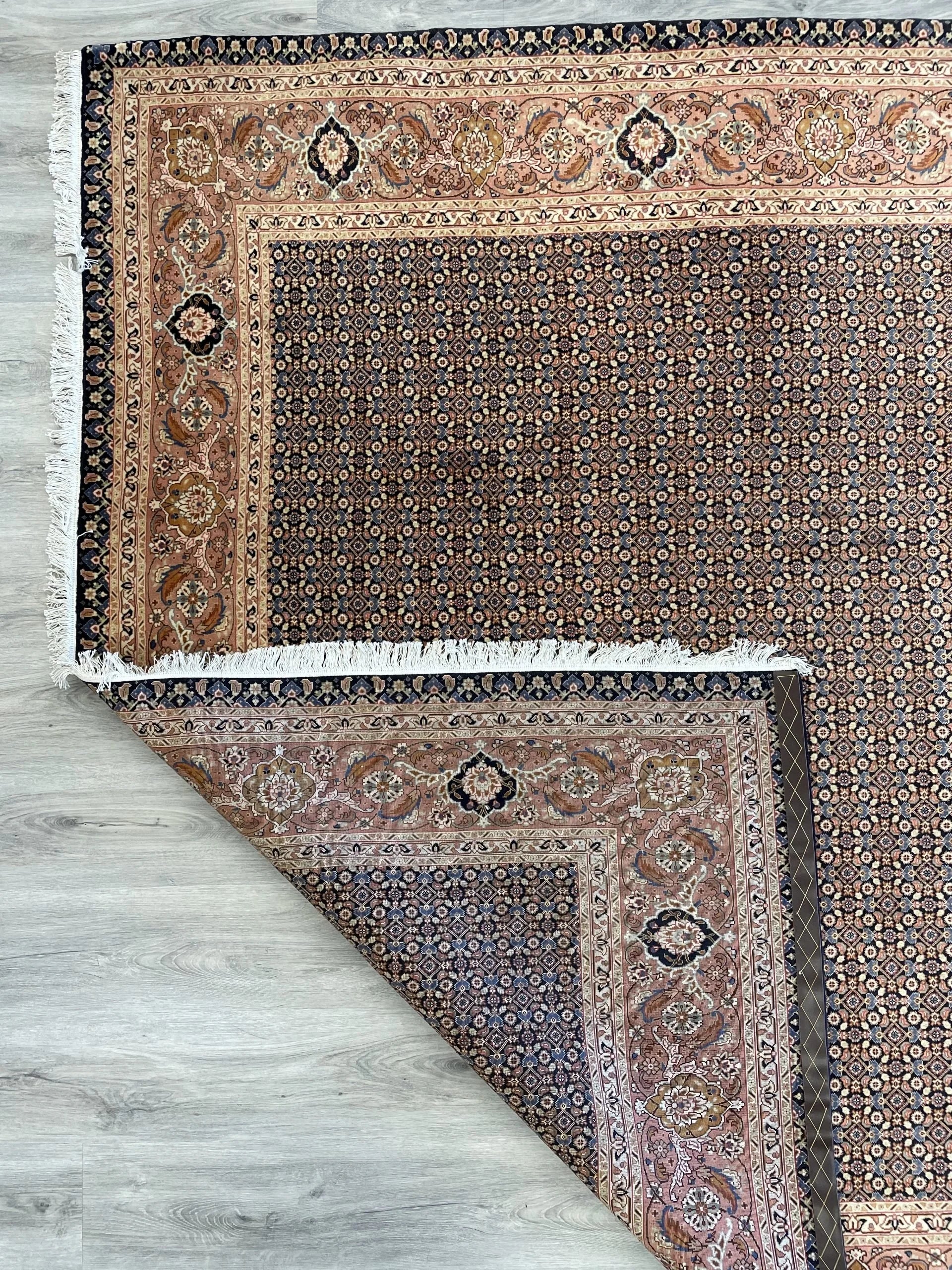 Tabriz Wool & Silk Rug (6'11" x 9'11")