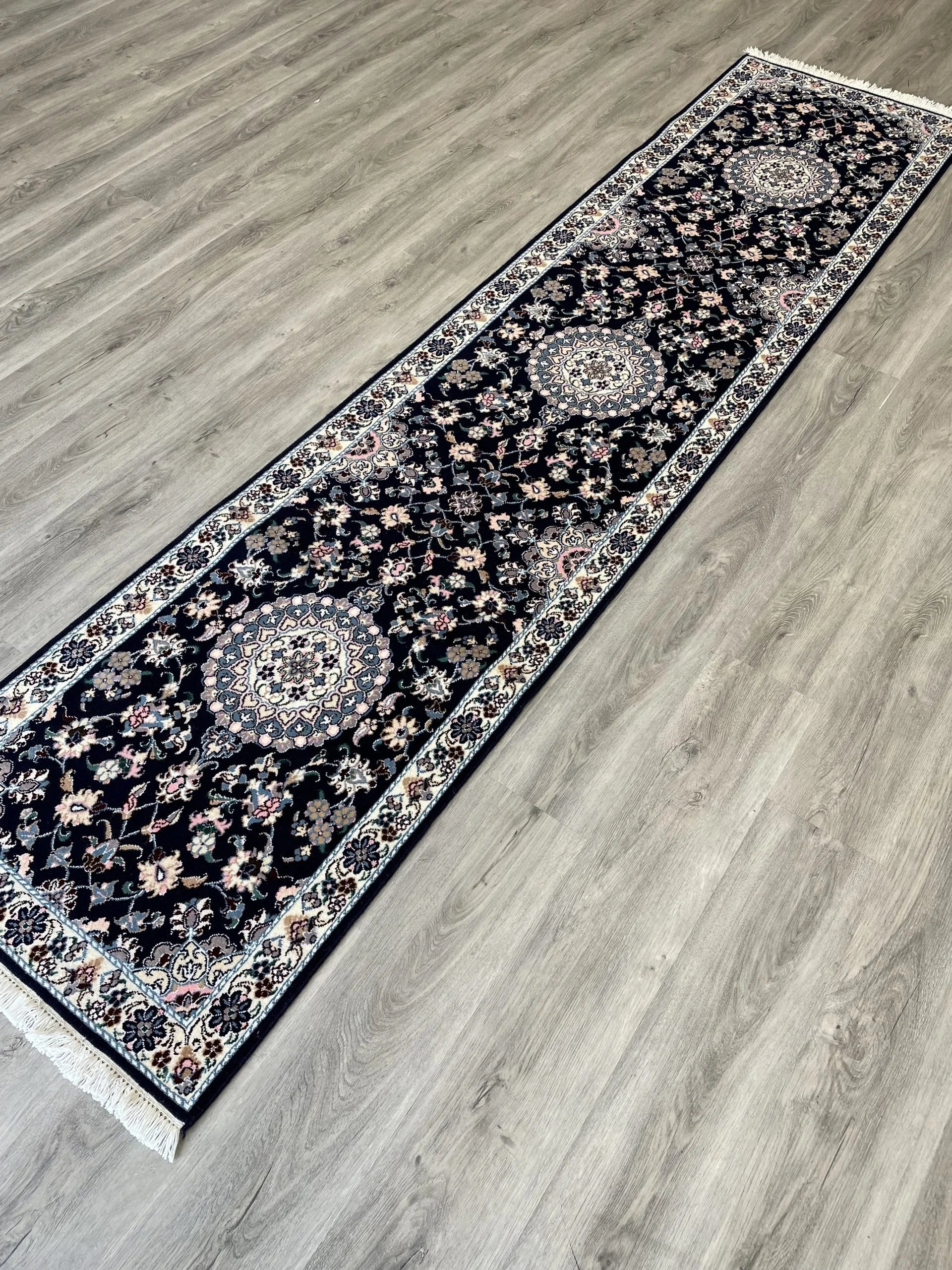 Naeen Wool & Silk Rug (2'3" x 9'5")
