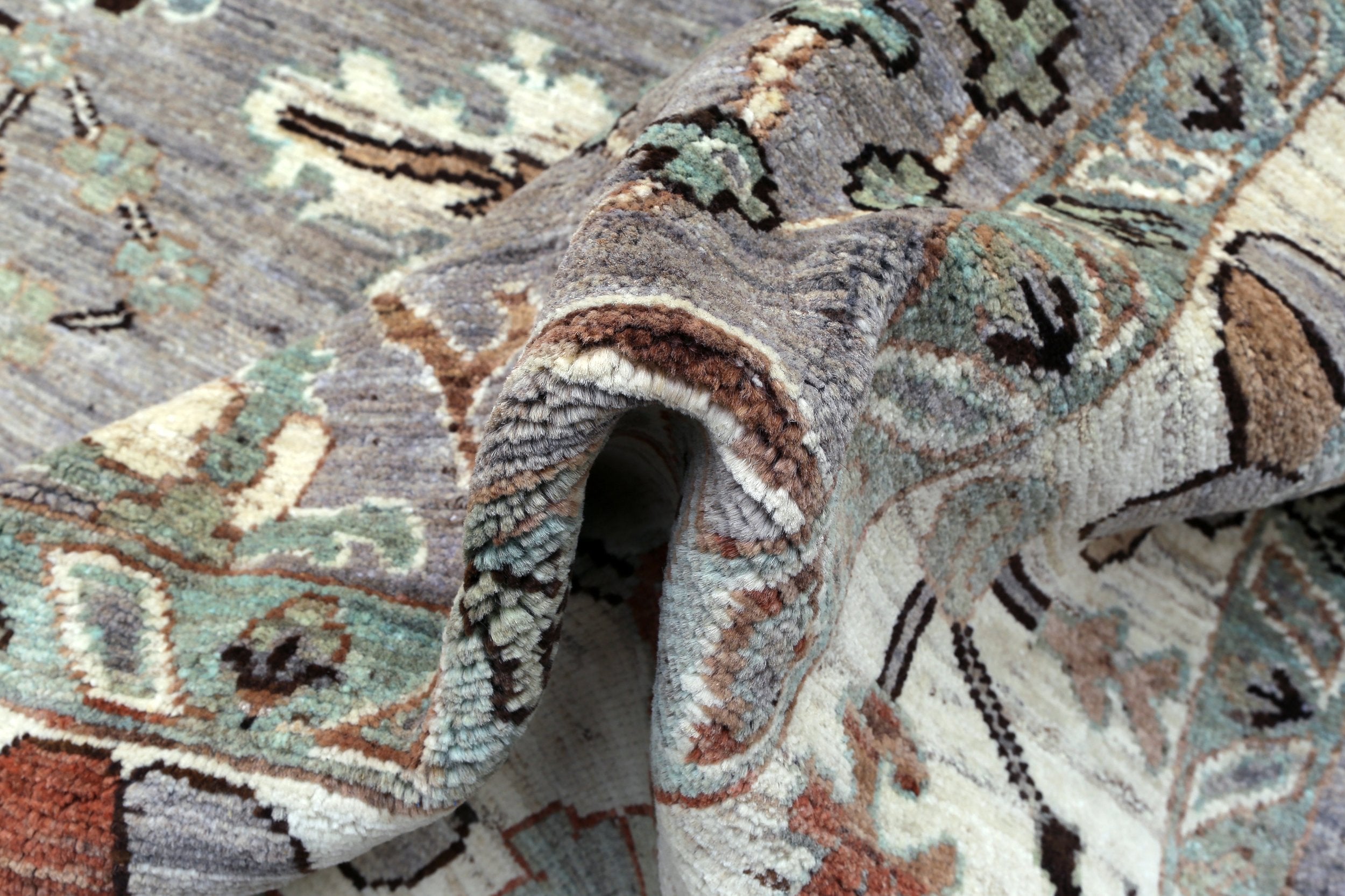Oushak Wool Rug (9'1" x 11'7")