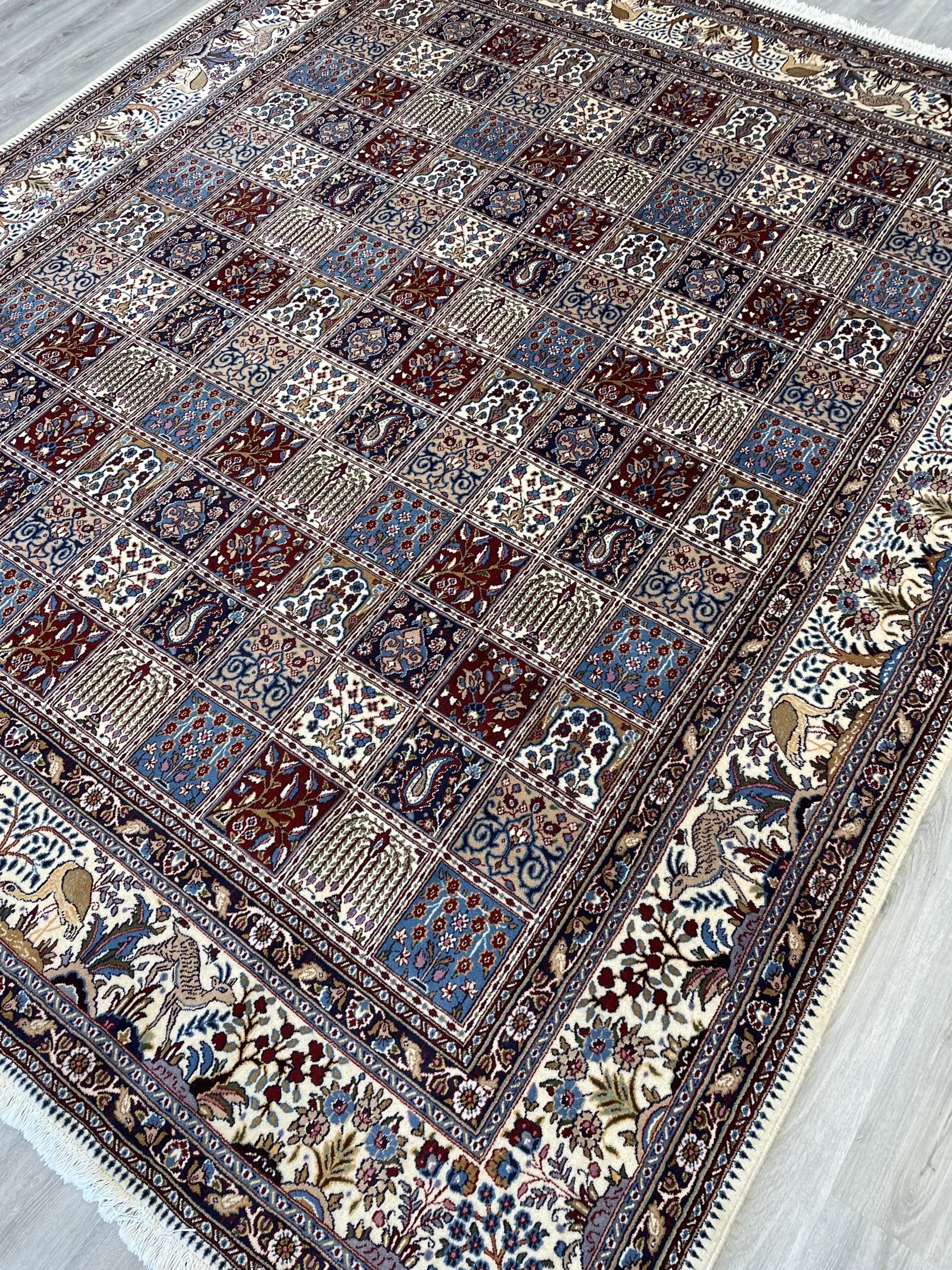 Moud Mashad Wool Rug (8'0" x 9'6")