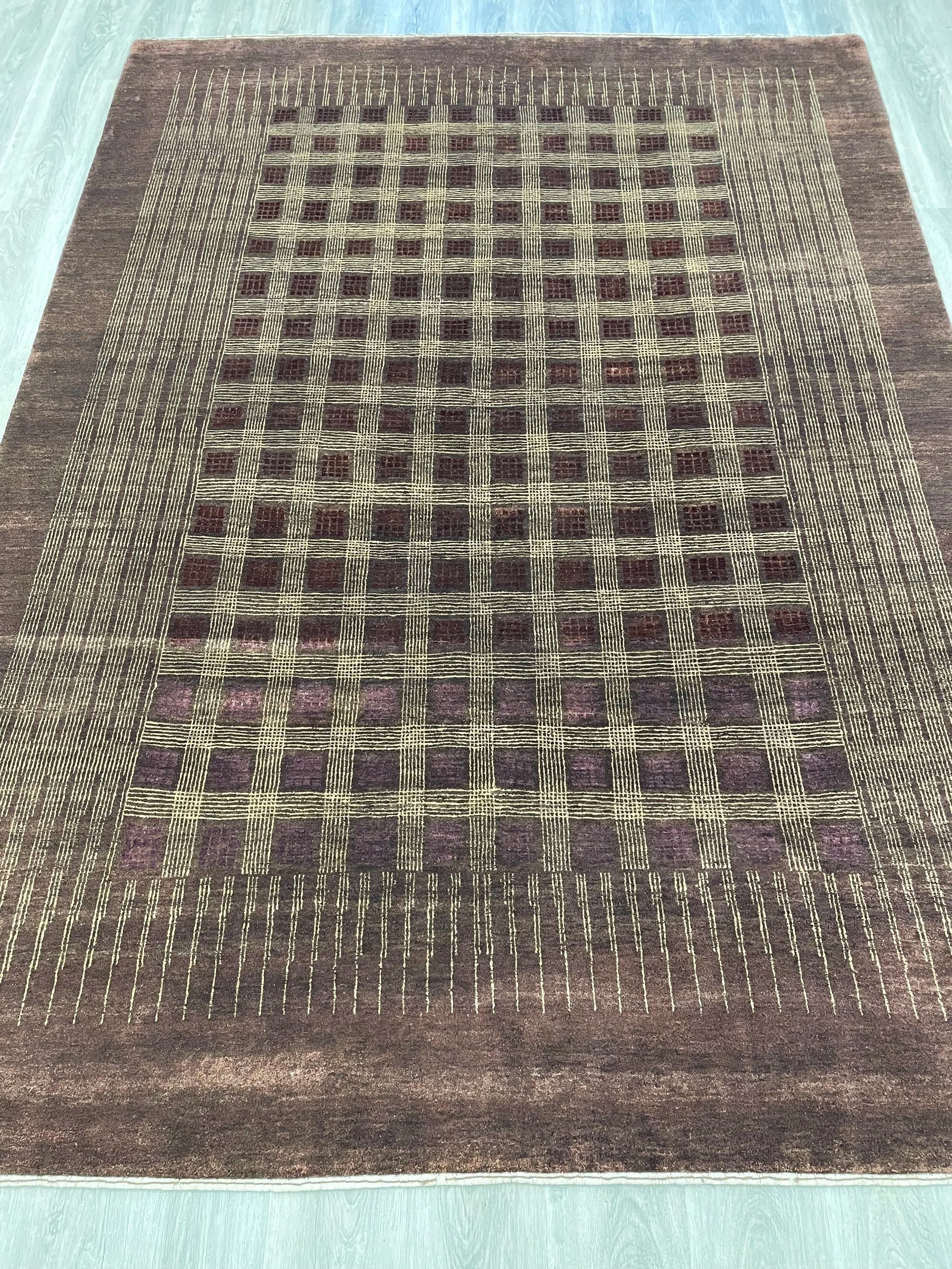 Wool Gabbeh Rug (4'7" x 6'7")