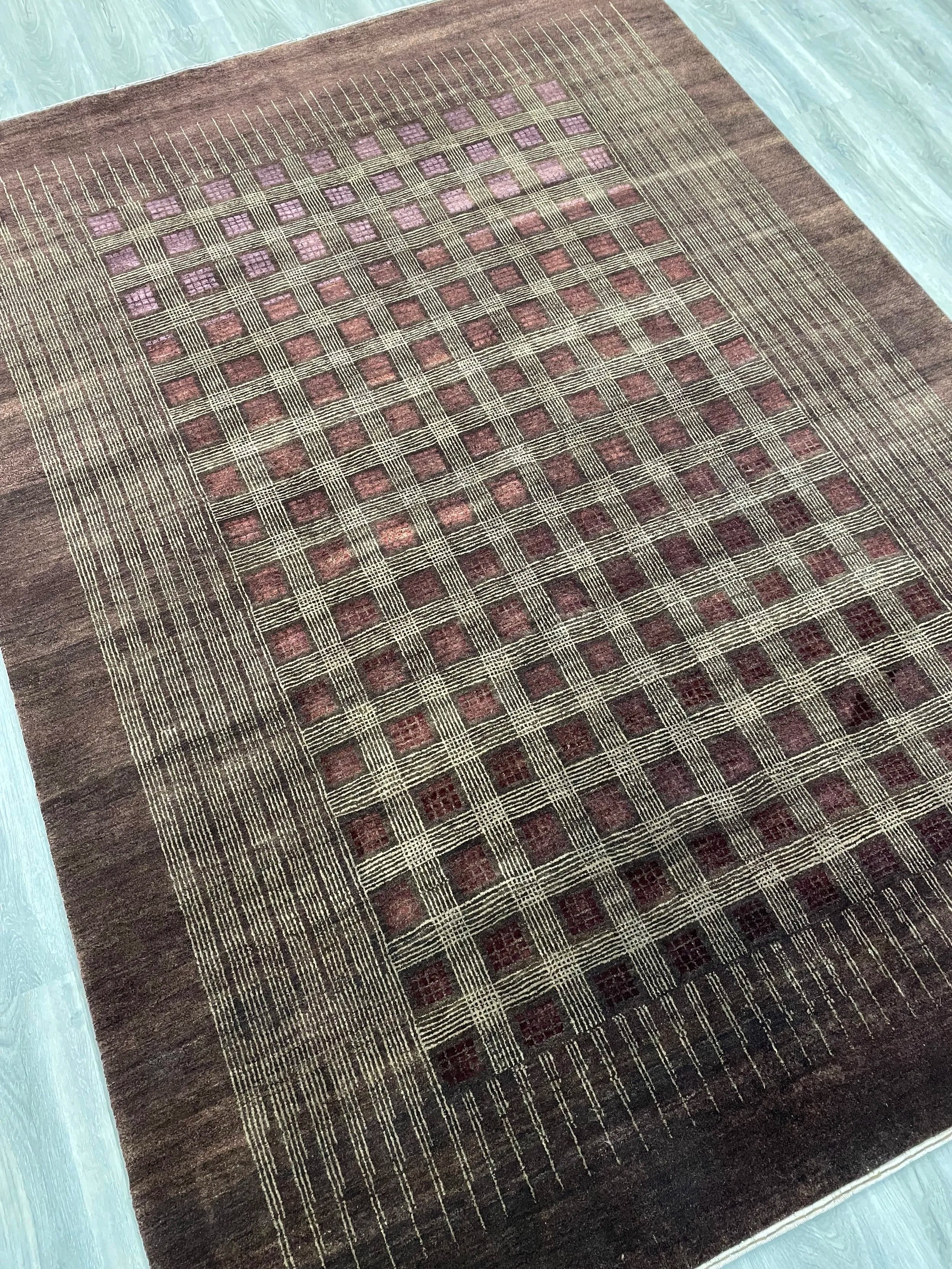 Wool Gabbeh Rug (4'7" x 6'7")