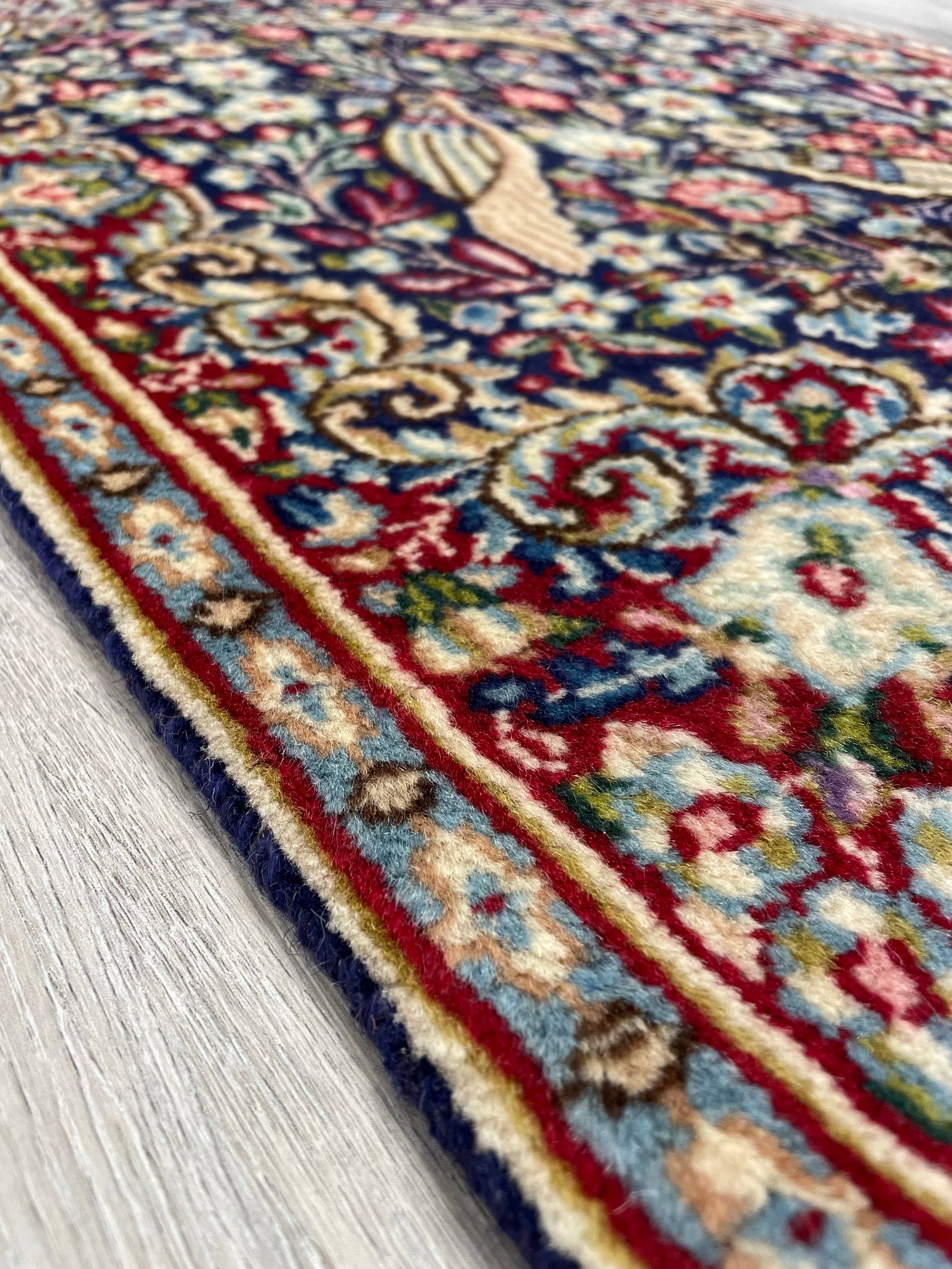 Wool Kerman Rug (1'9" x 2'6")