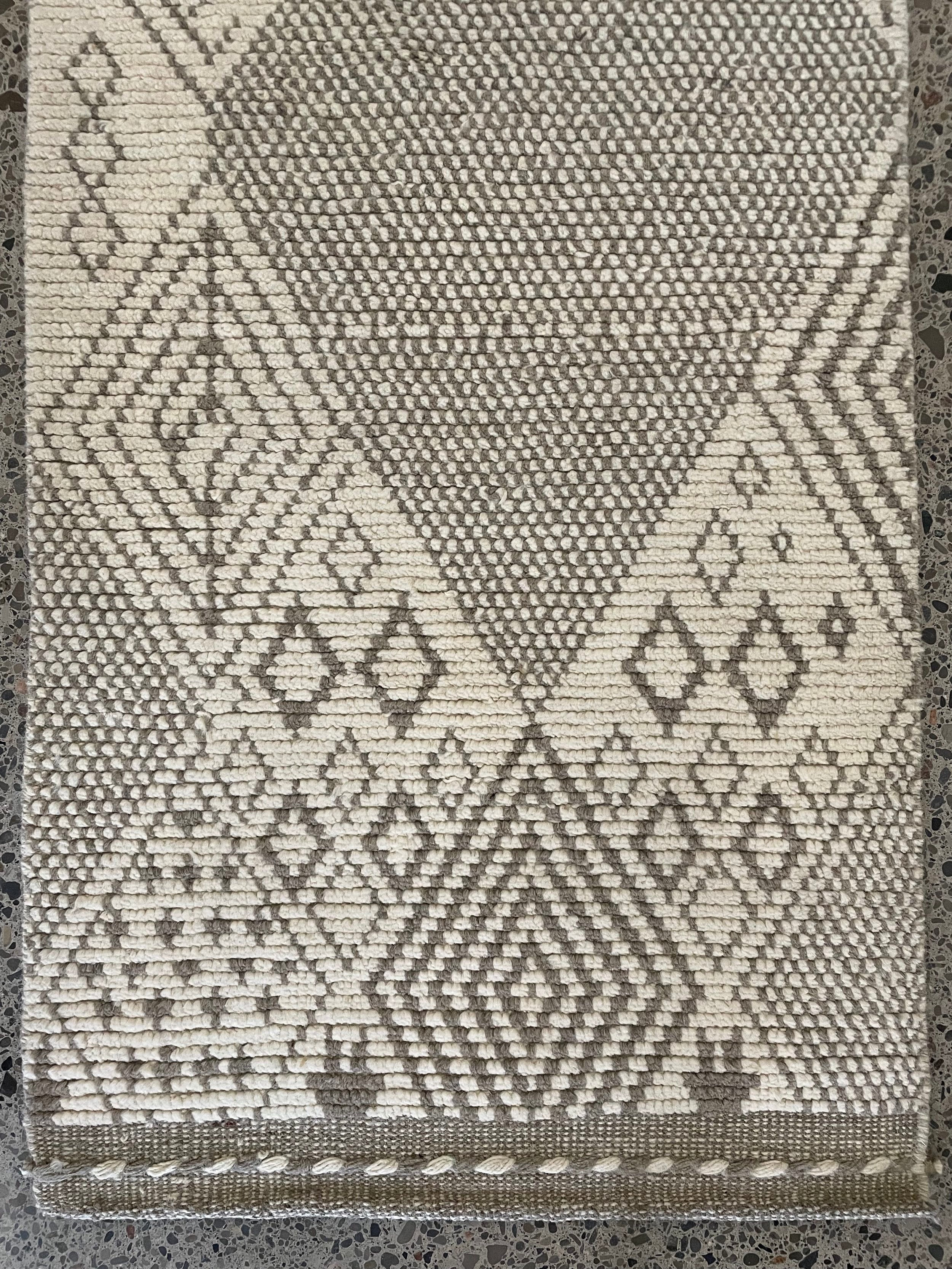 Moroccan-Style Contemporary Runner Rug (2'6" x 10'4")