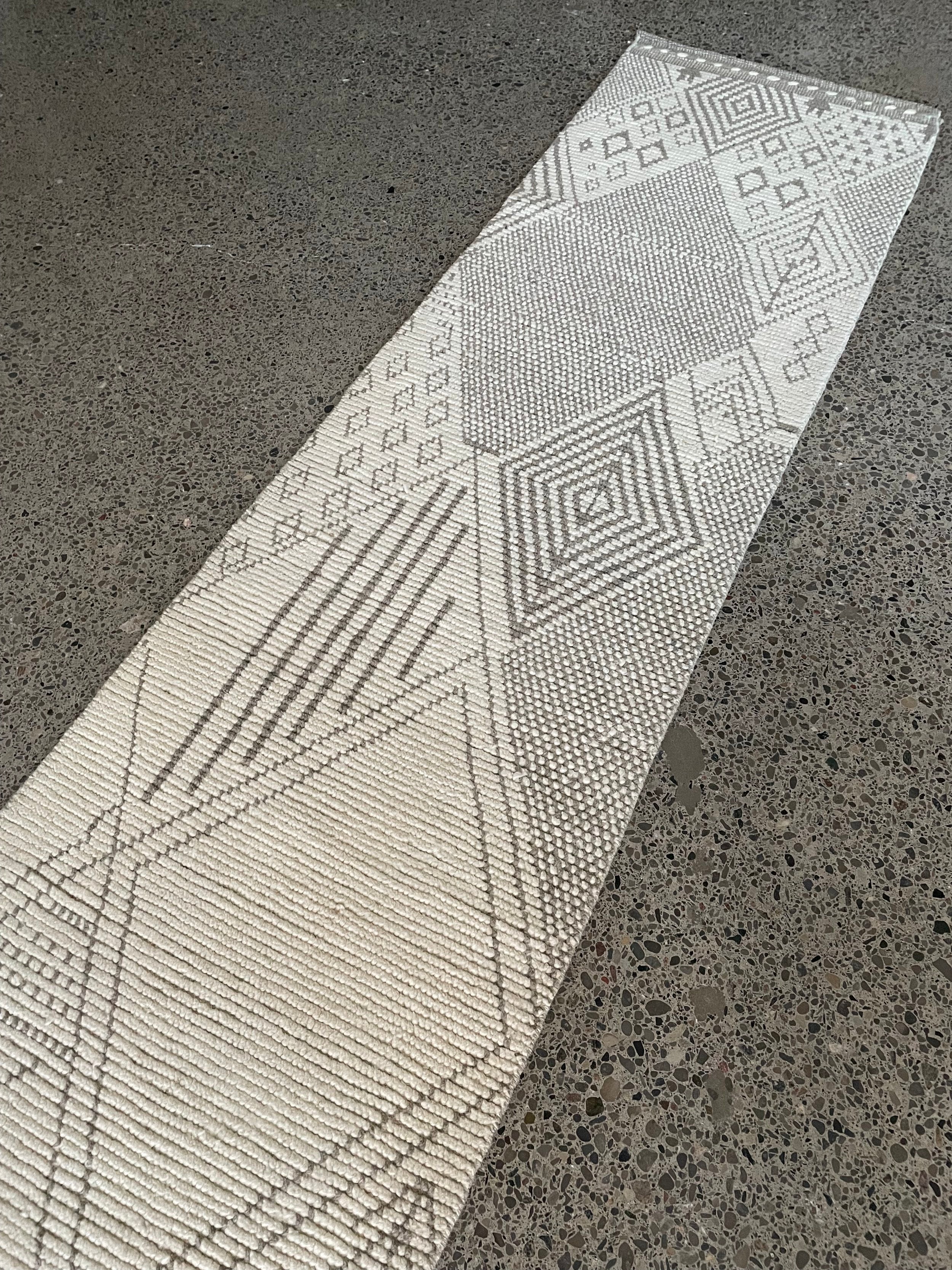 Moroccan-Style Contemporary Runner Rug (2'6" x 10'4")