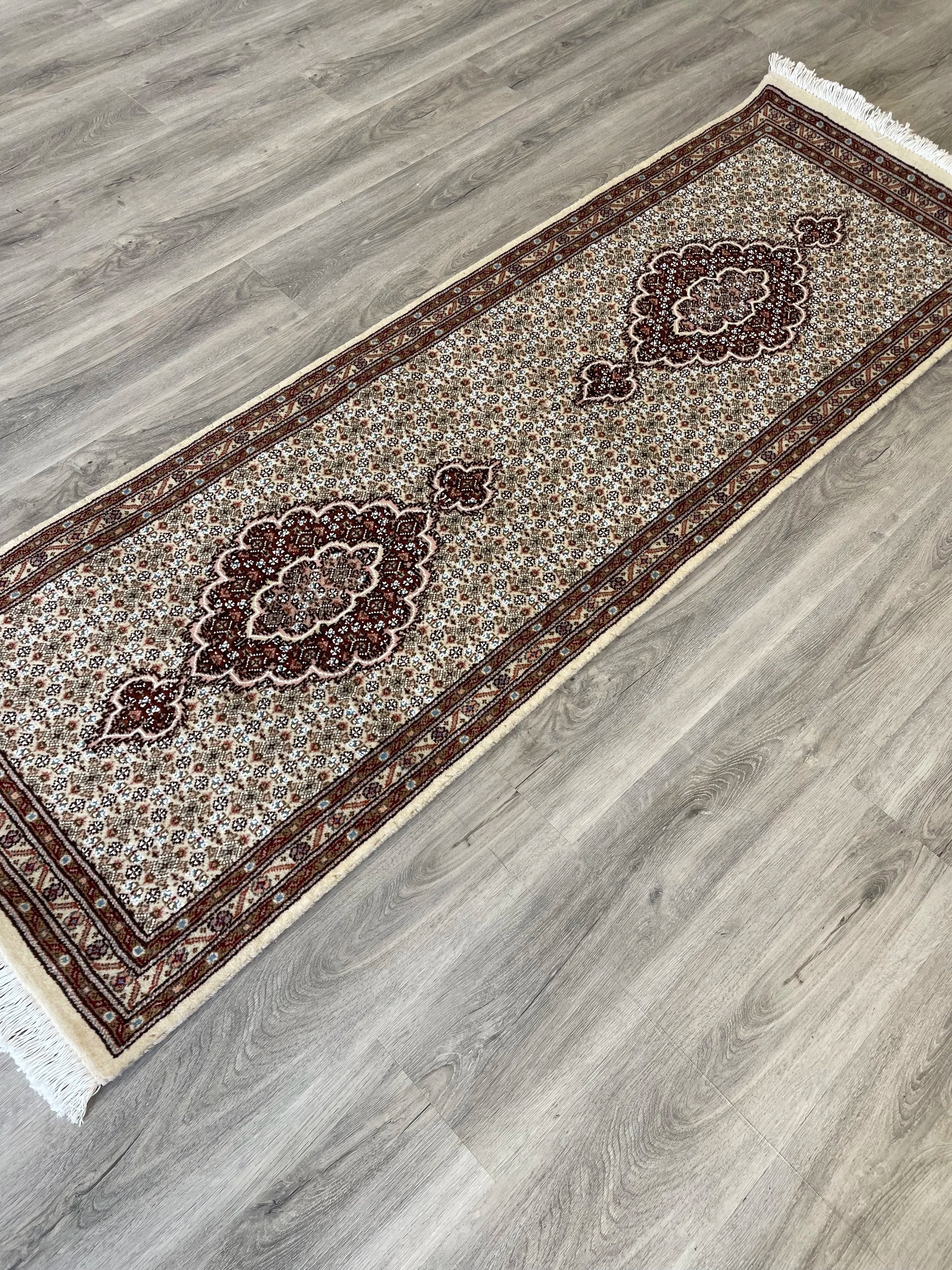 Tabriz Mahi Rug (2'2" x 6'3")