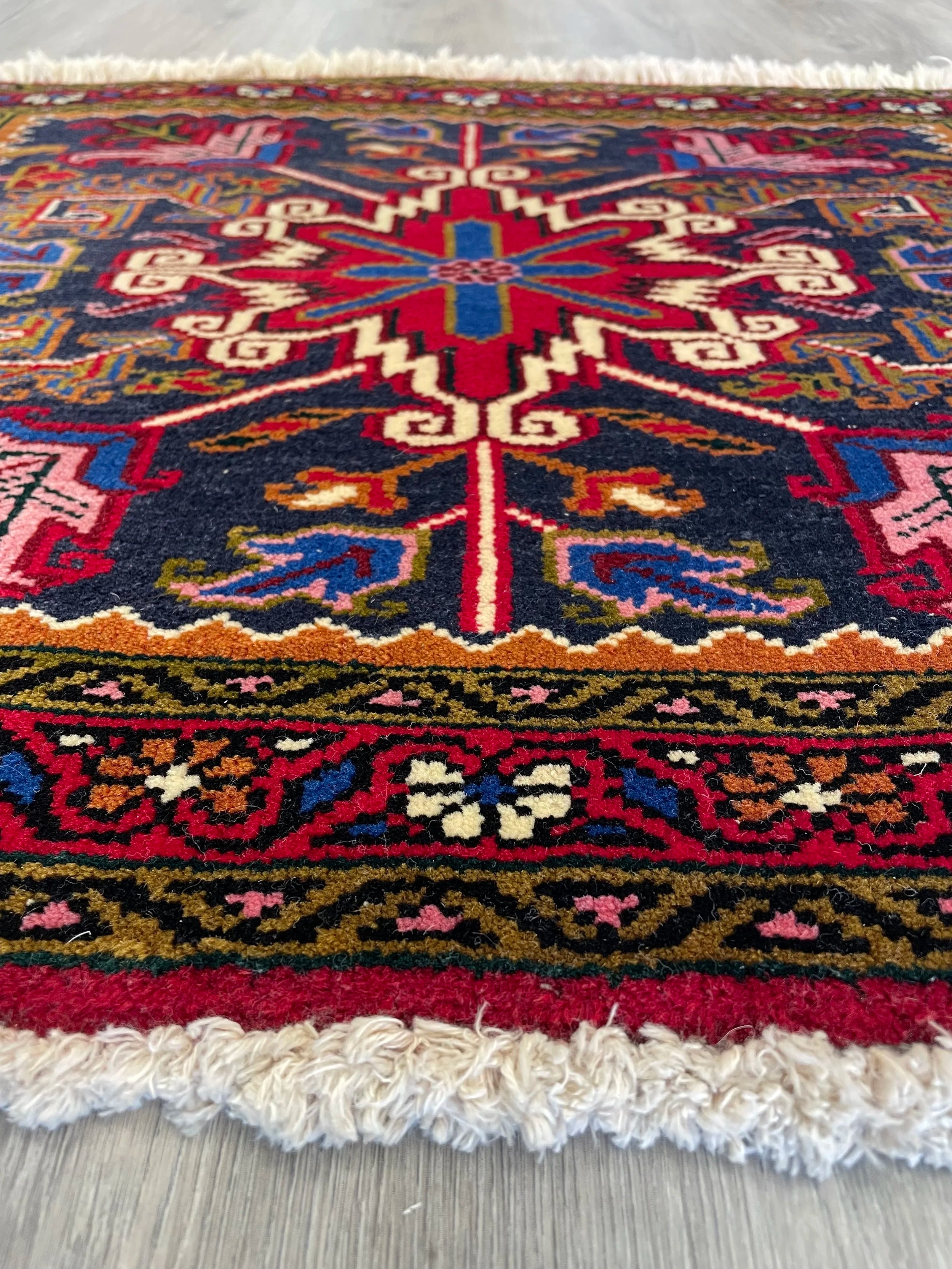 Heriz Mini Wool Rug (2'0" x 2'6")