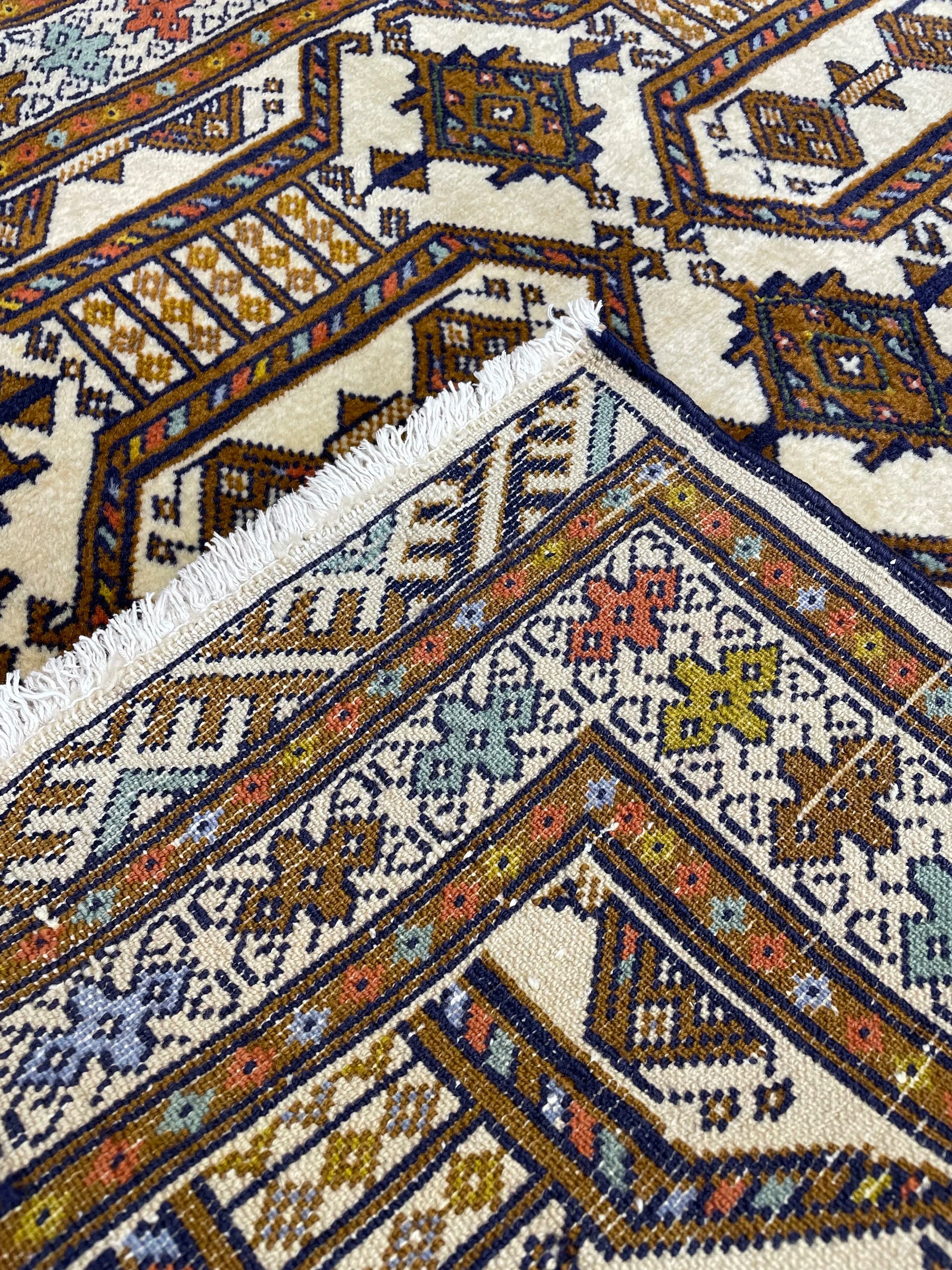 Turkoman Wool Rug (3'1" x 4'2")