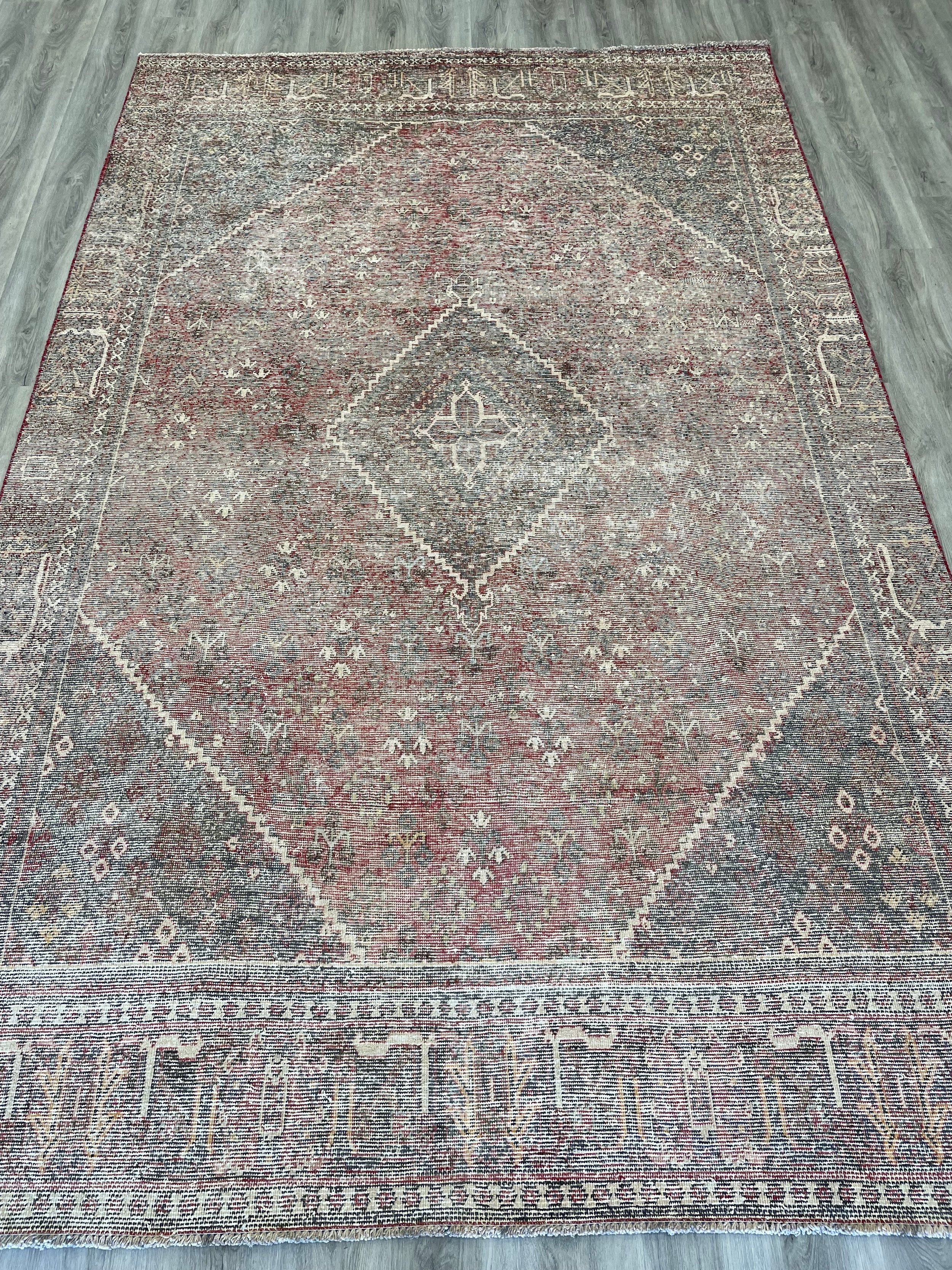 Second Life Vintage Wool Rug (6'10" x 10'9")