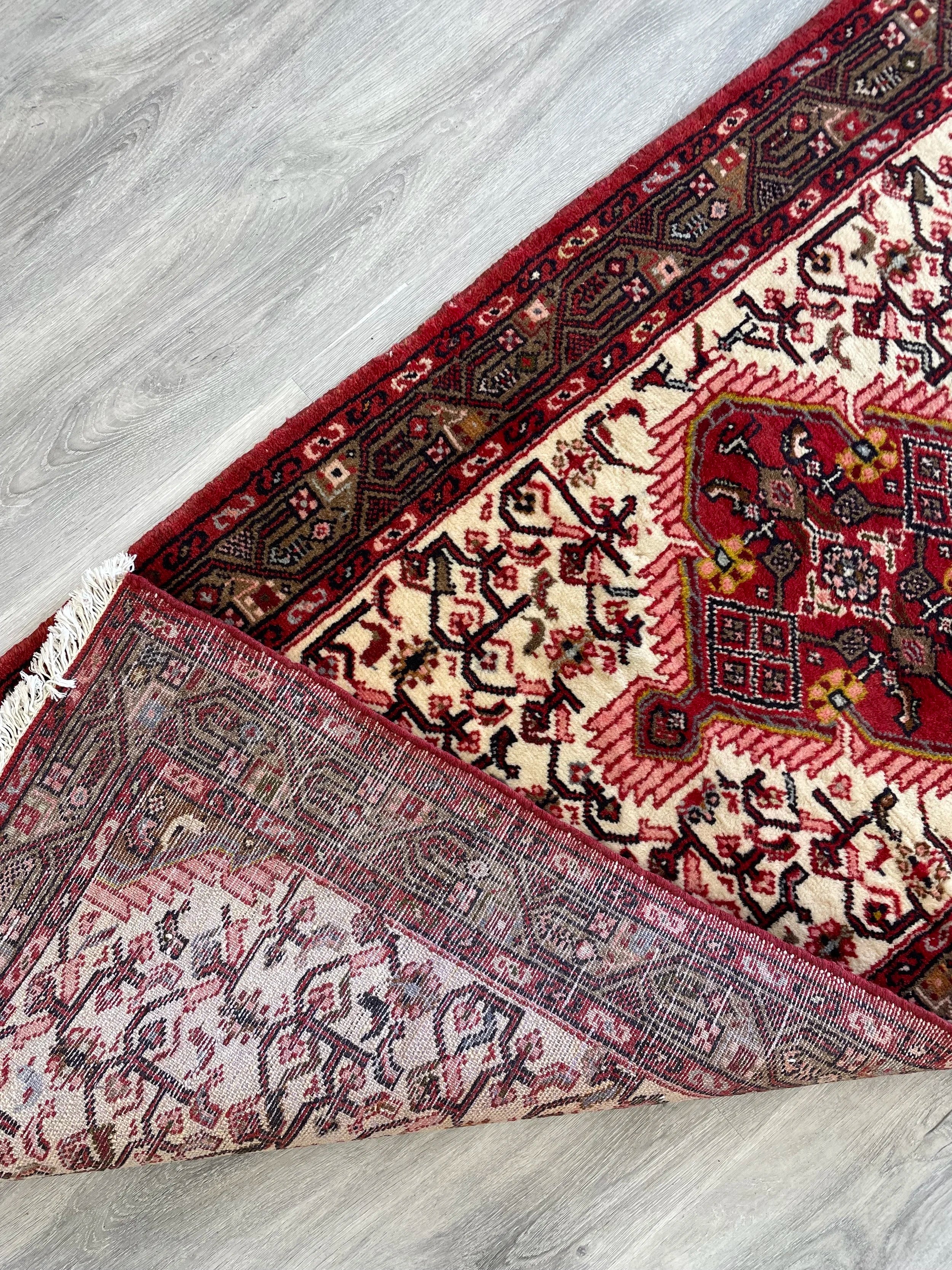 Vintage Wool Rug Runner (2'7" x 6'5")