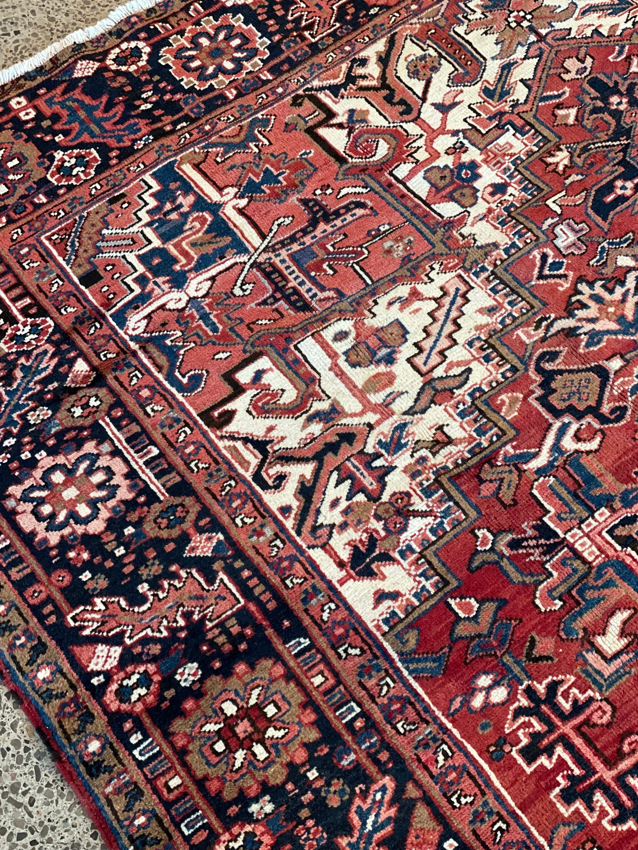 Wool Heriz Rug (8x10)