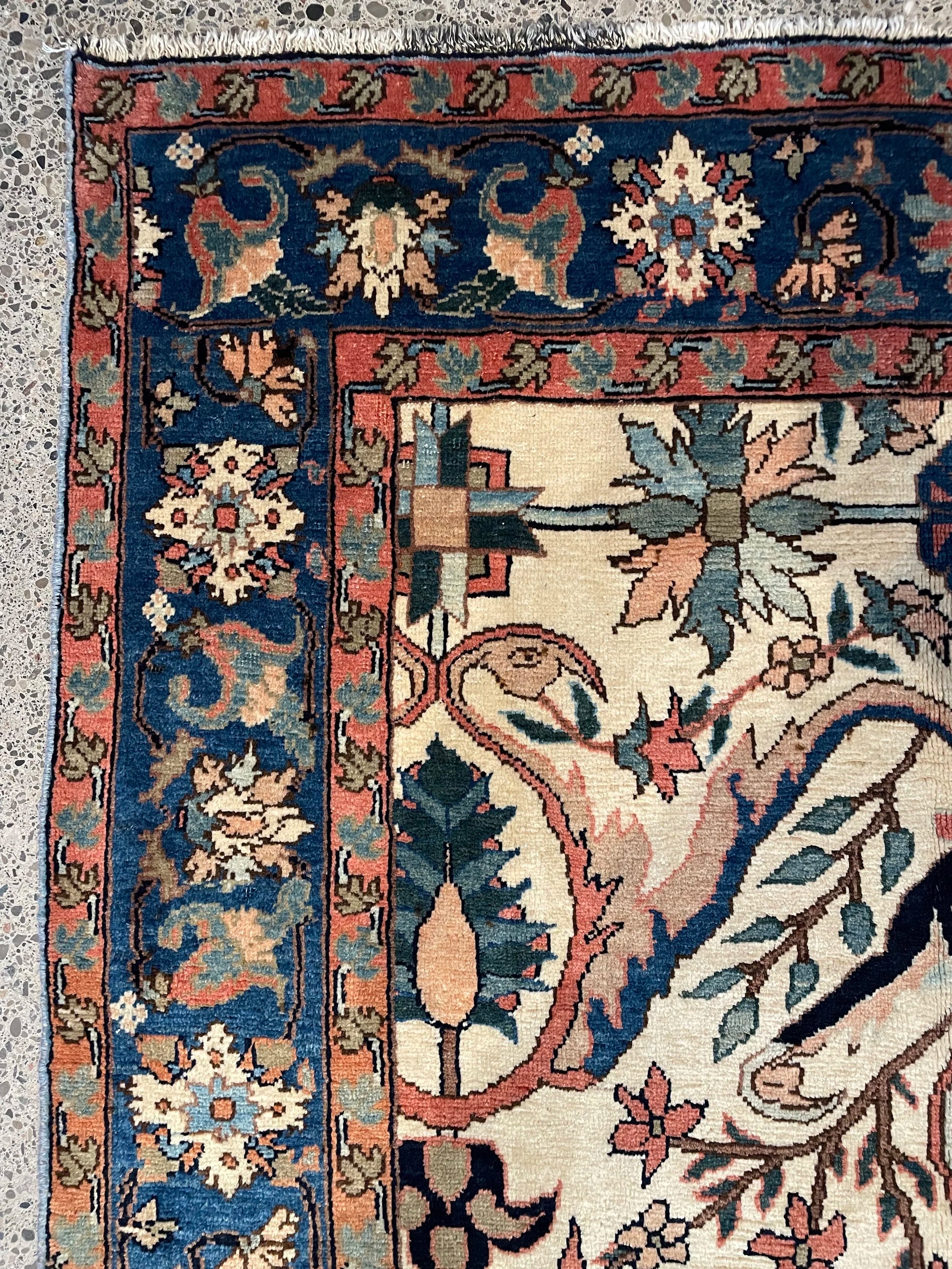 Heriz Semi-Antique Wool Rug (5'5" x 7'5")