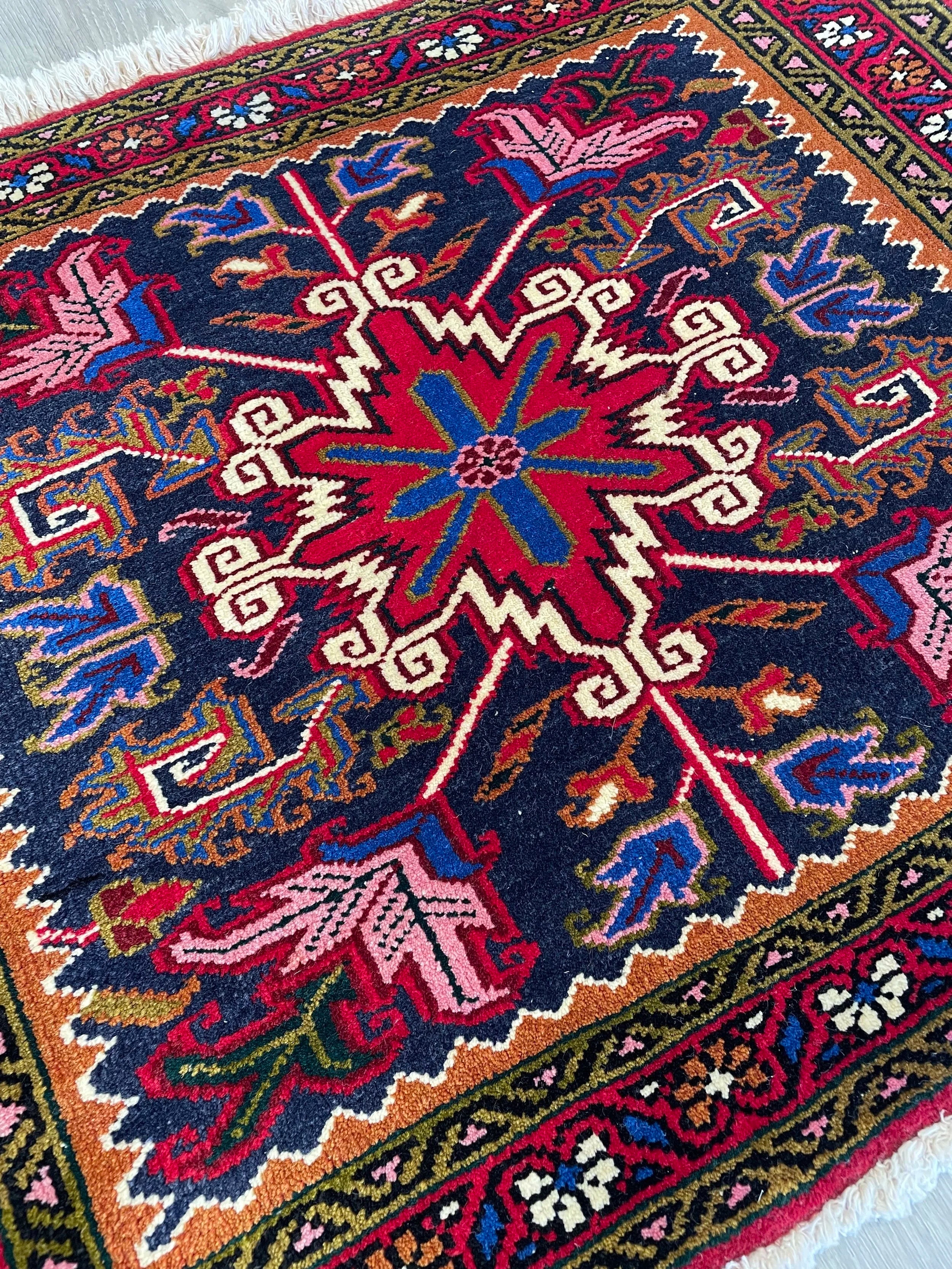 Heriz Mini Wool Rug (2'0" x 2'6")
