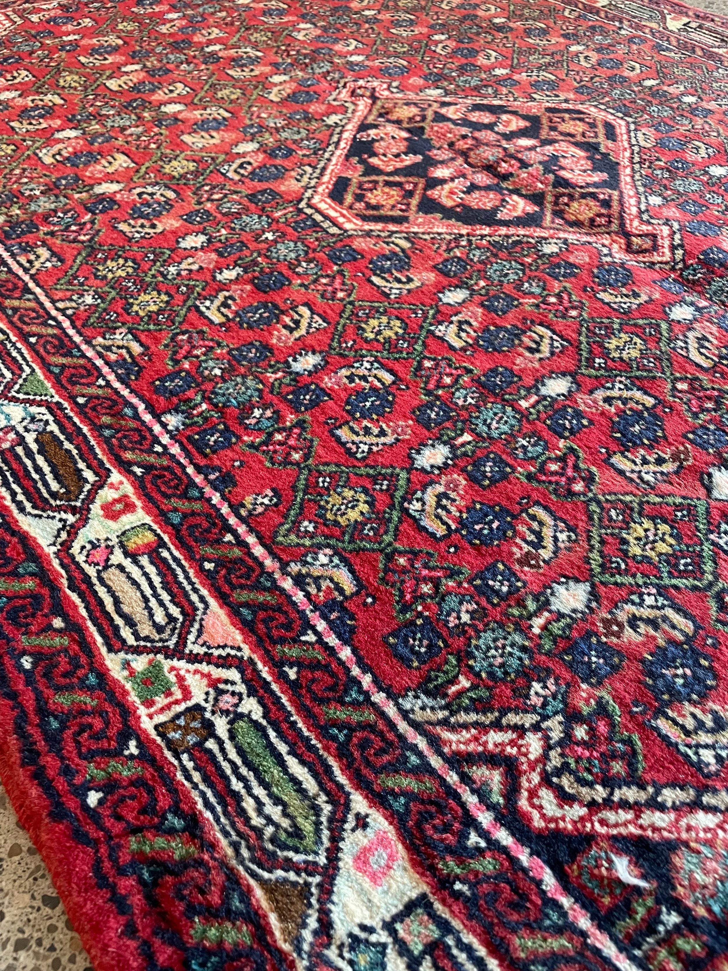 Hosseinabad Wool Rug (3'5" x 4'9")