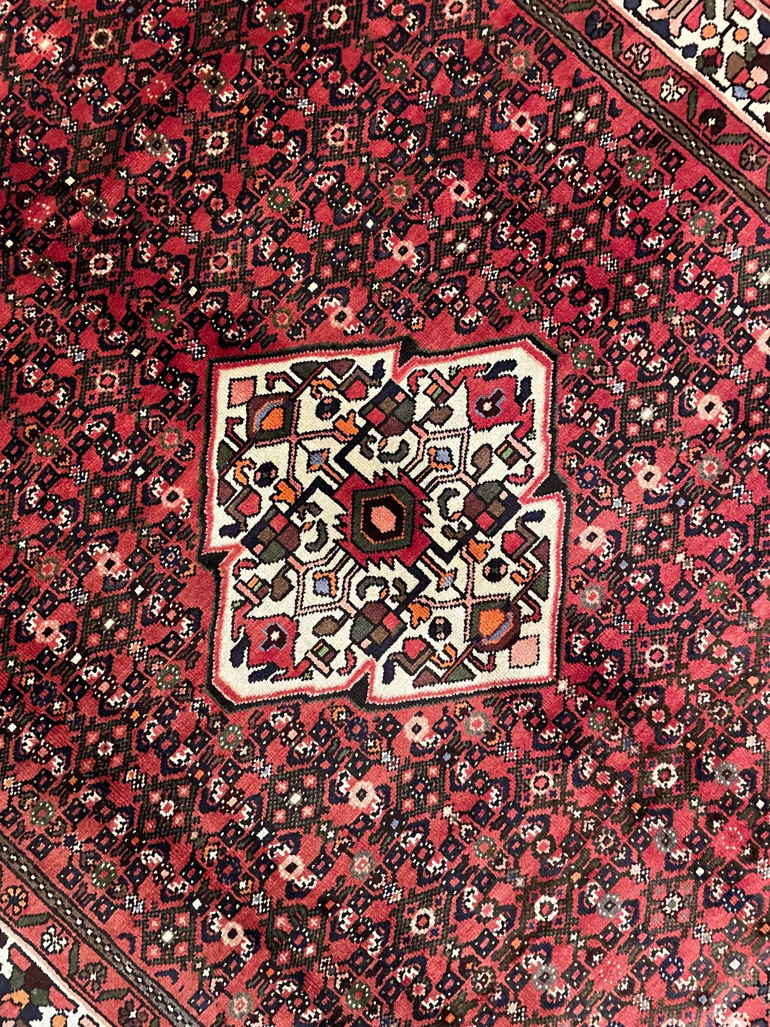 Hosseinabad Wool Rug (6'11" x 10'6")
