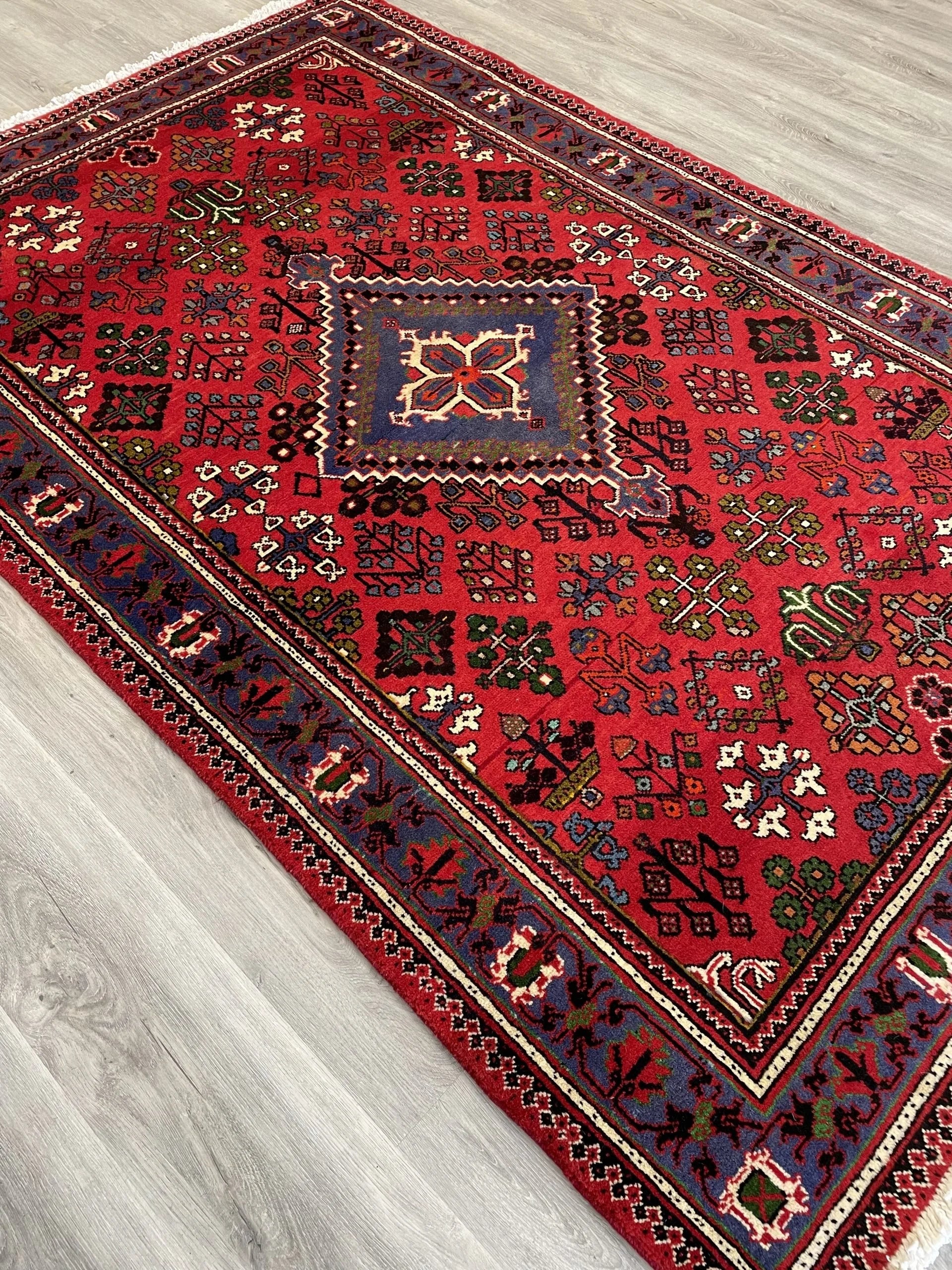 Joshaghan Tribal Wool Rug (4'6" x 7'0")