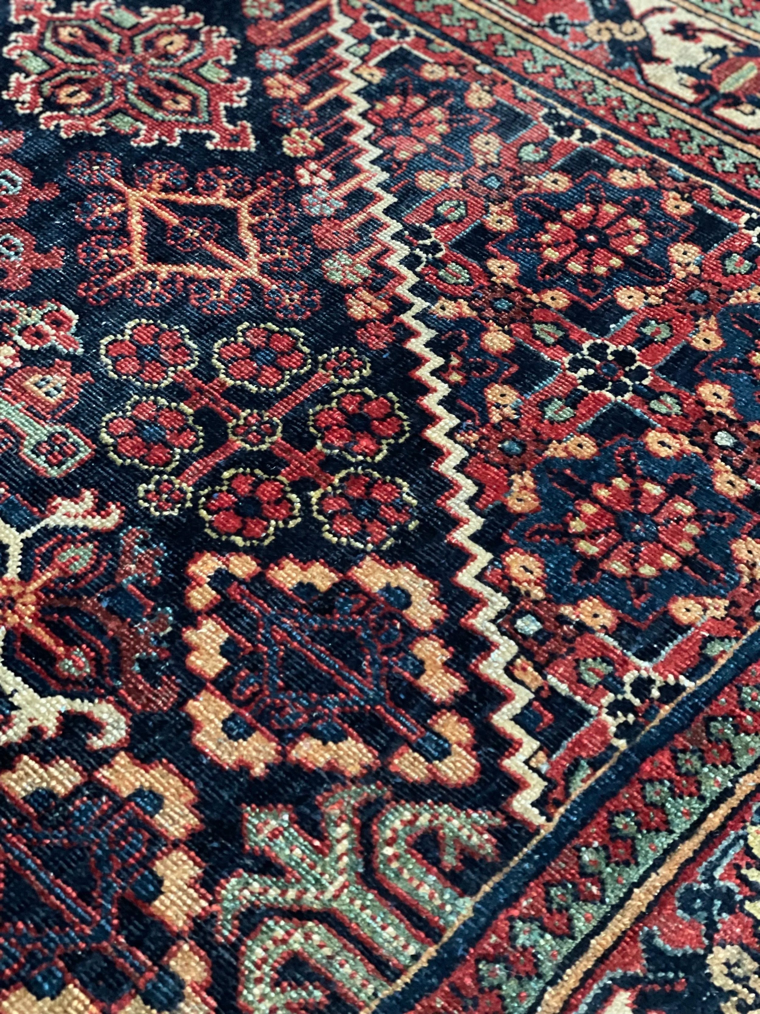 Joshaghan Semi-Antique Wool Rug (4'3" x 6'7")