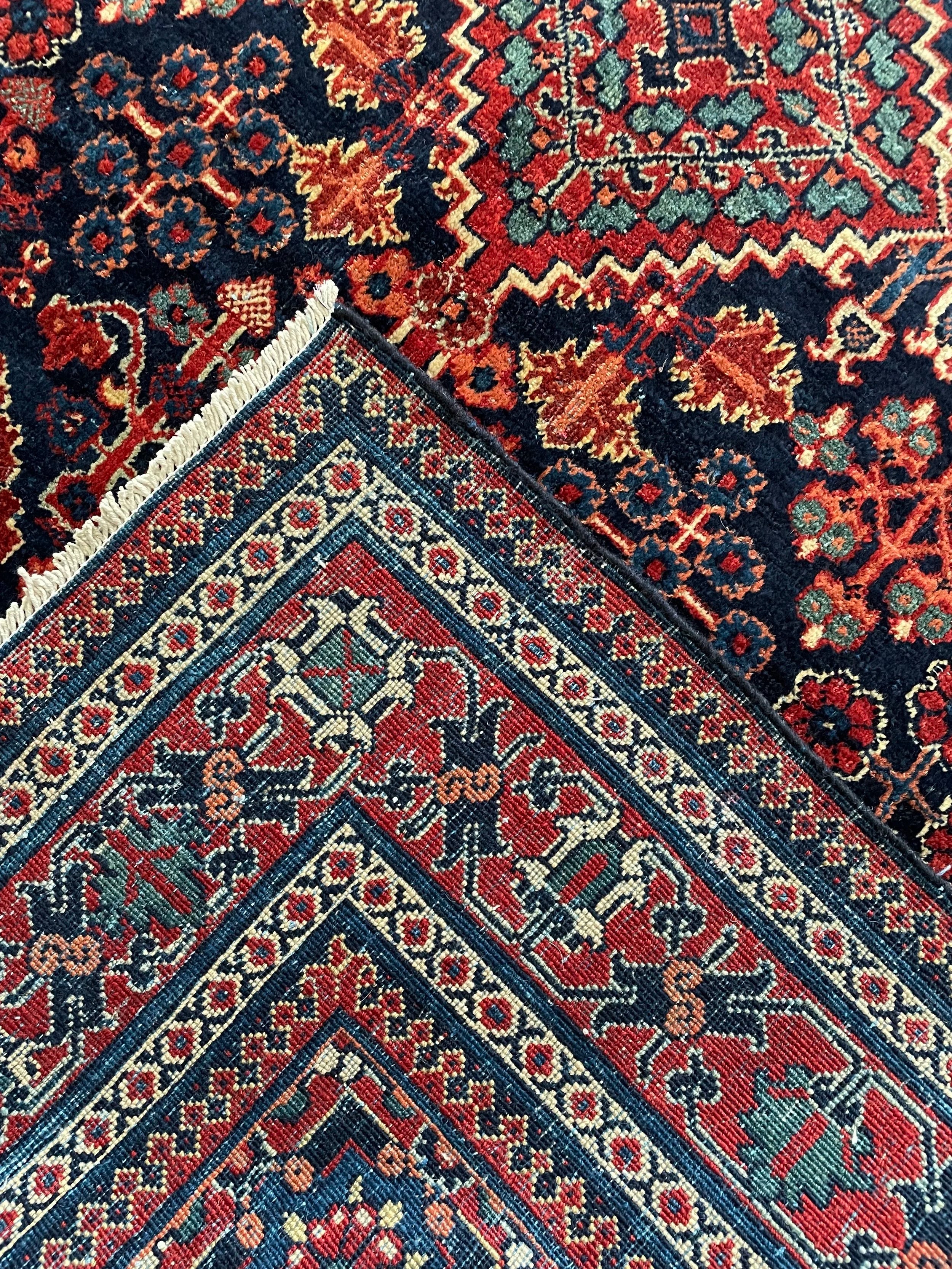Joshaghan Semi-Antique Wool Rug (4'4" x 6'6")