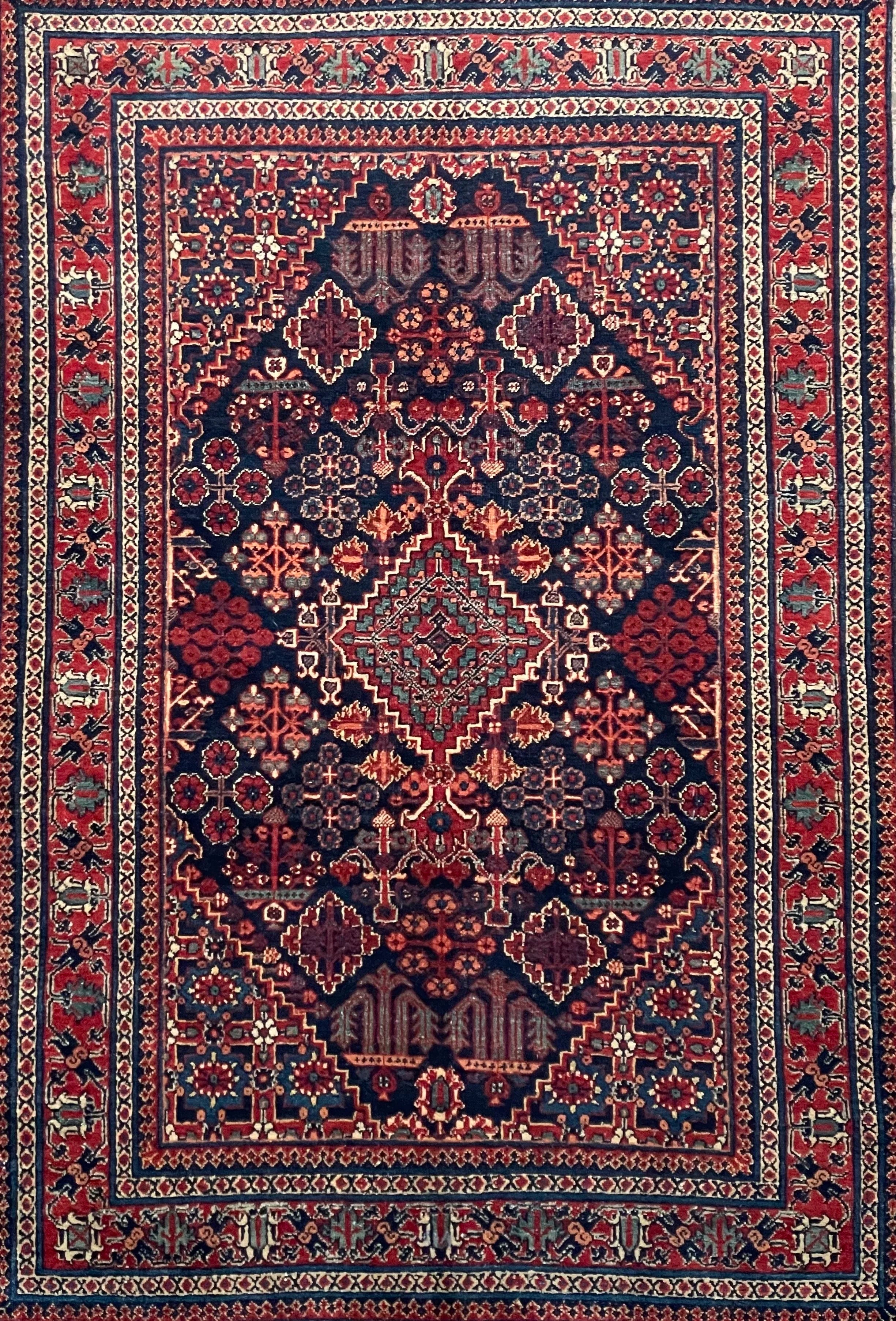 Joshaghan Semi-Antique Wool Rug (4'4" x 6'6")