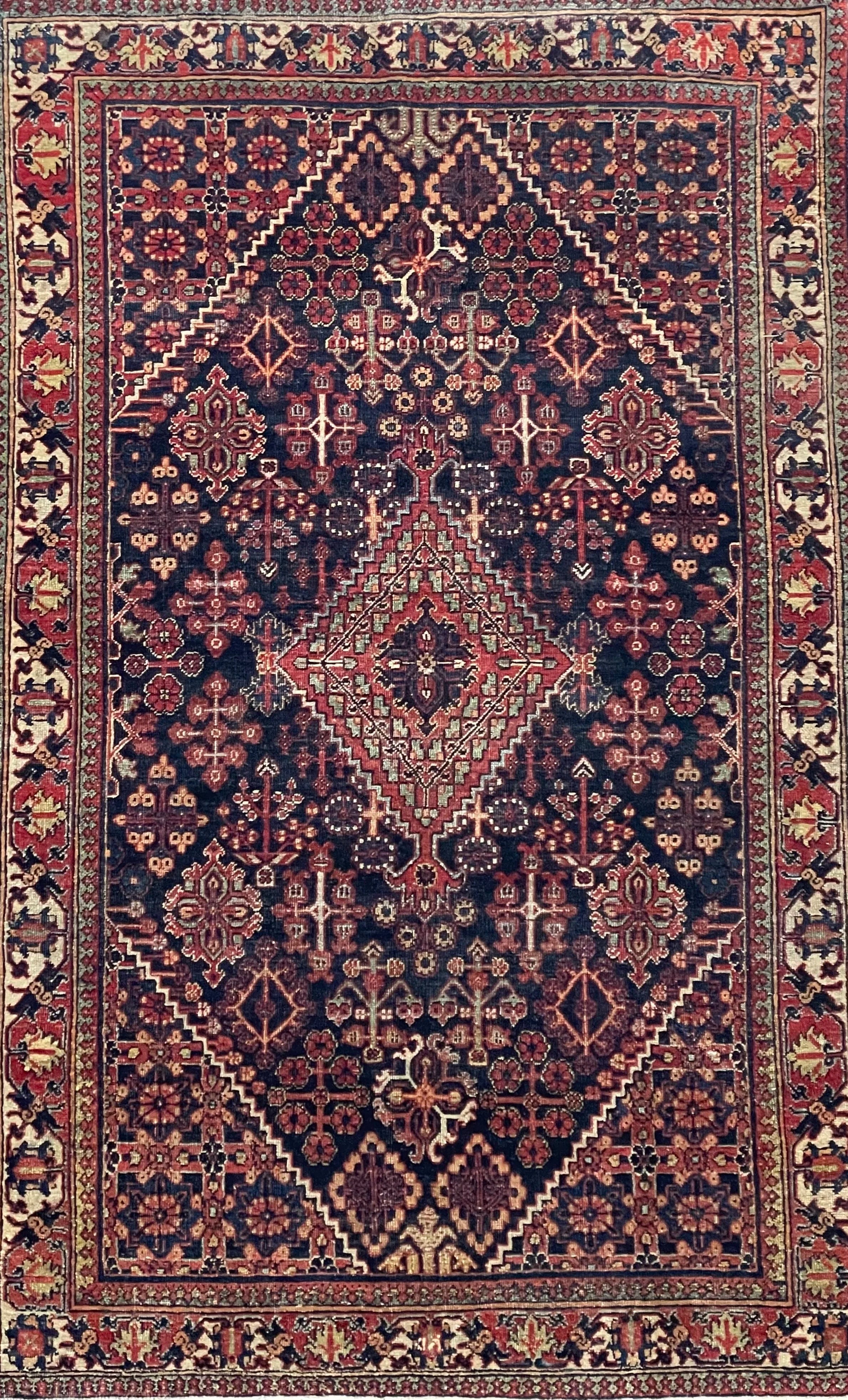 Joshaghan Semi-Antique Wool Rug (4'3" x 6'7")