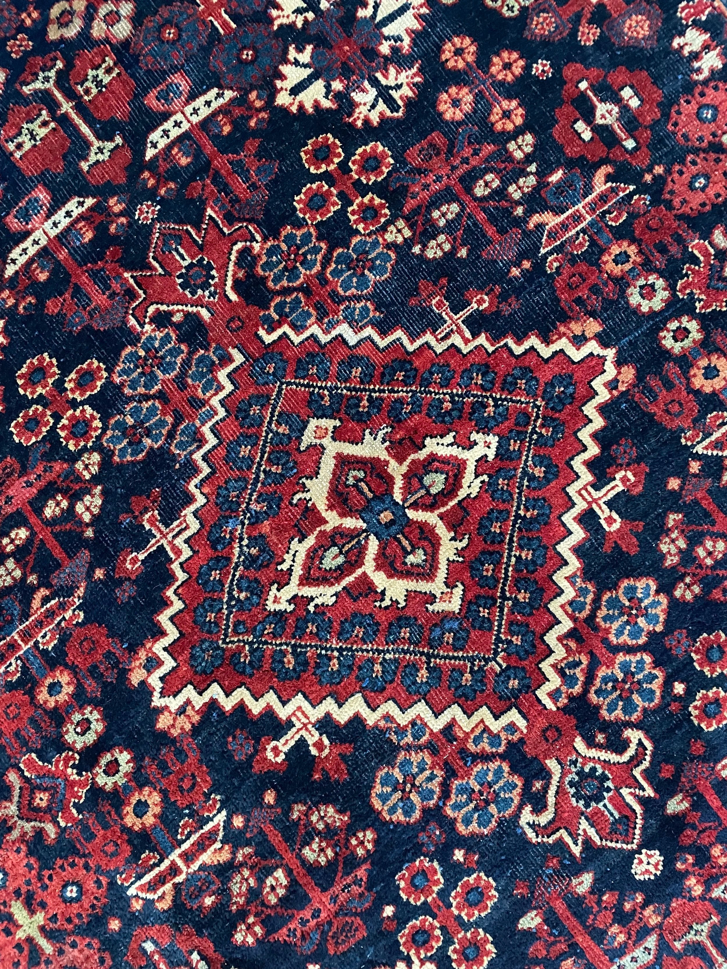 Joshaghan Semi-Antique Wool Rug (4'3" x 6'6")