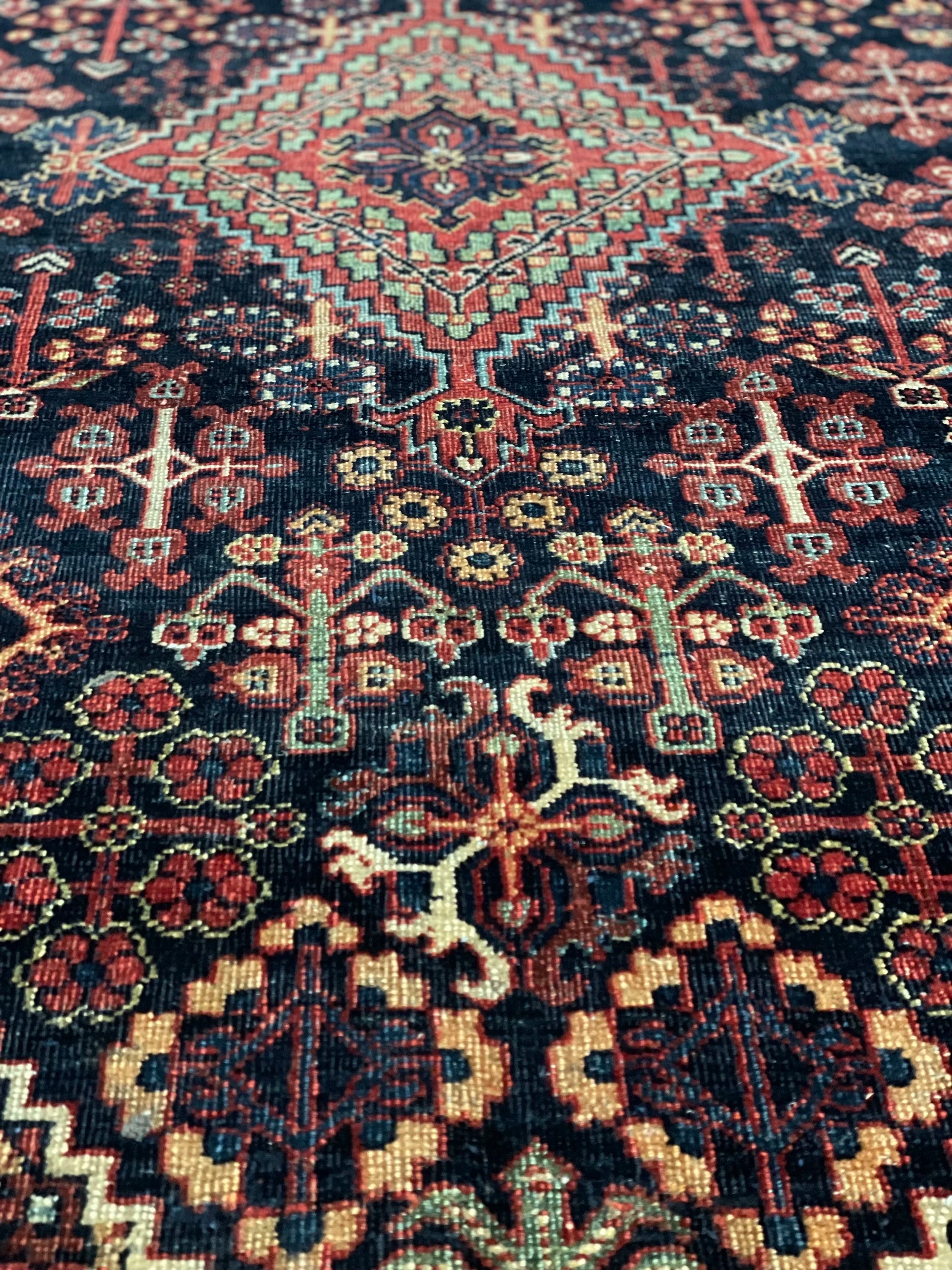 Joshaghan Semi-Antique Wool Rug (4'3" x 6'7")