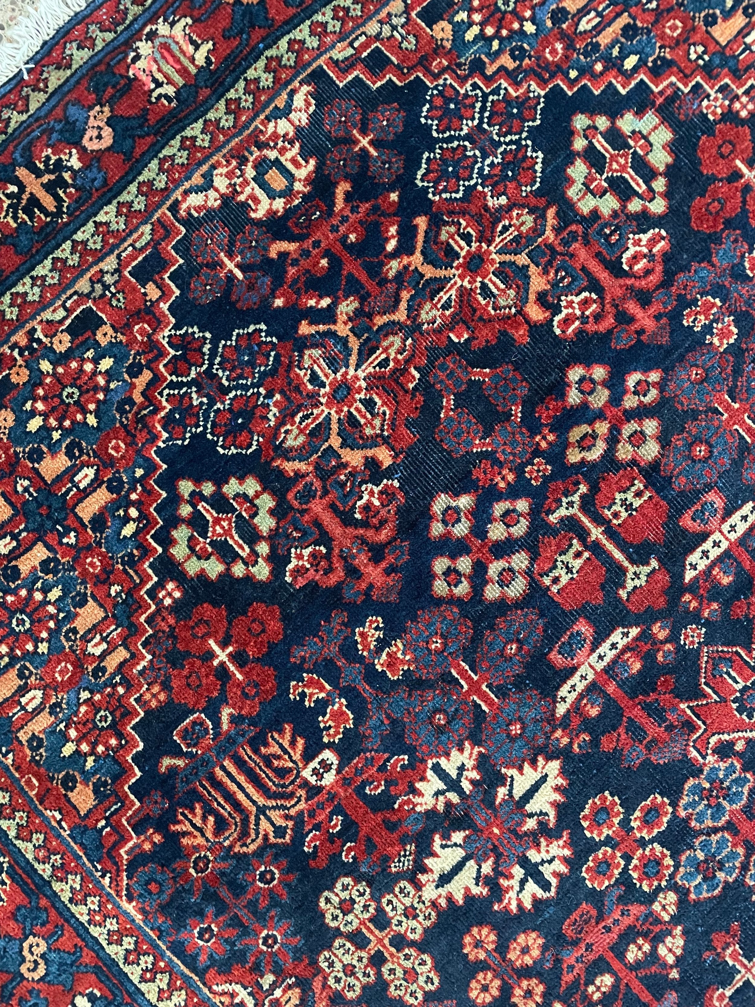 Joshaghan Semi-Antique Wool Rug (4'3" x 6'6")