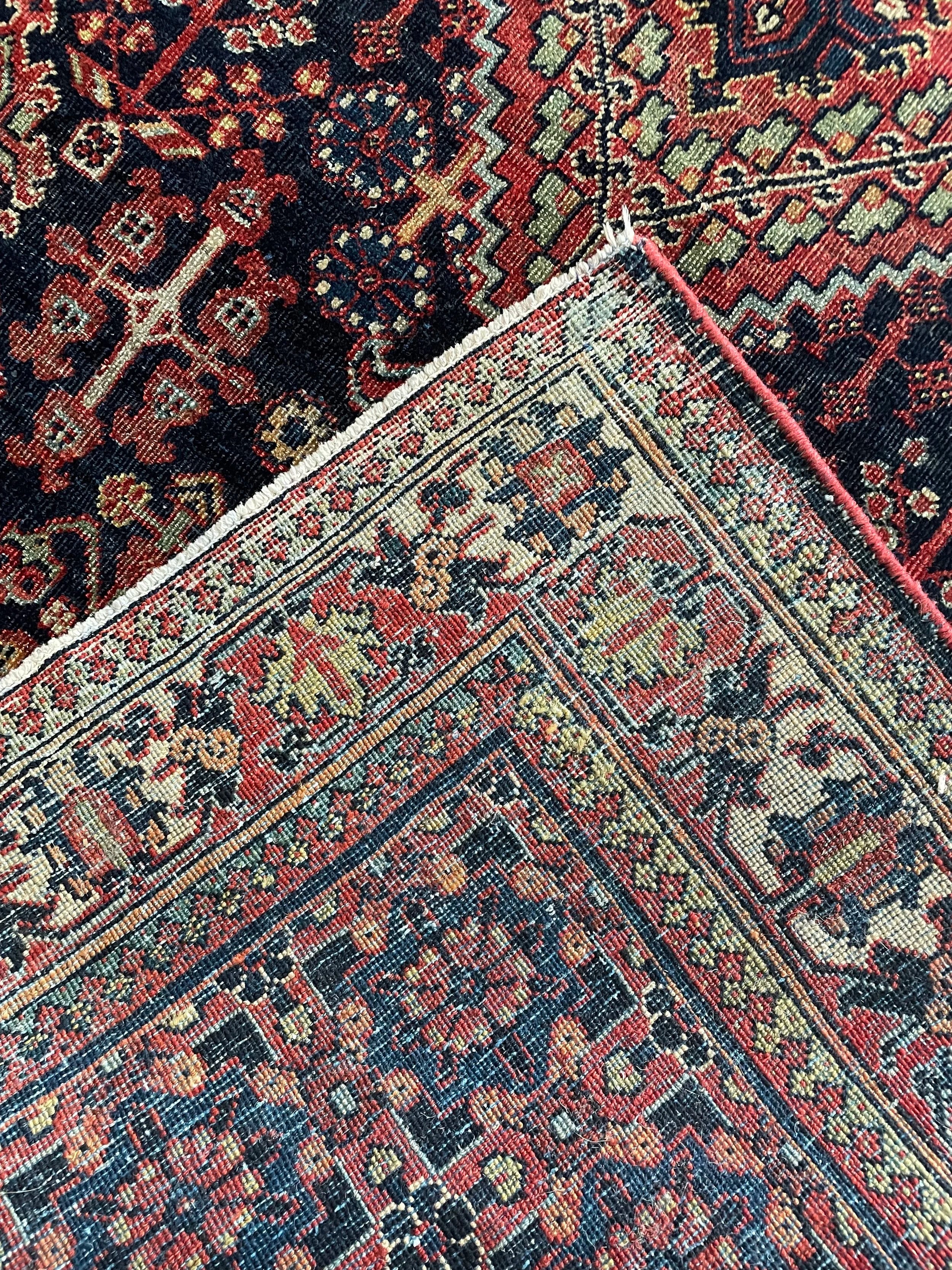 Joshaghan Semi-Antique Wool Rug (4'3" x 6'7")