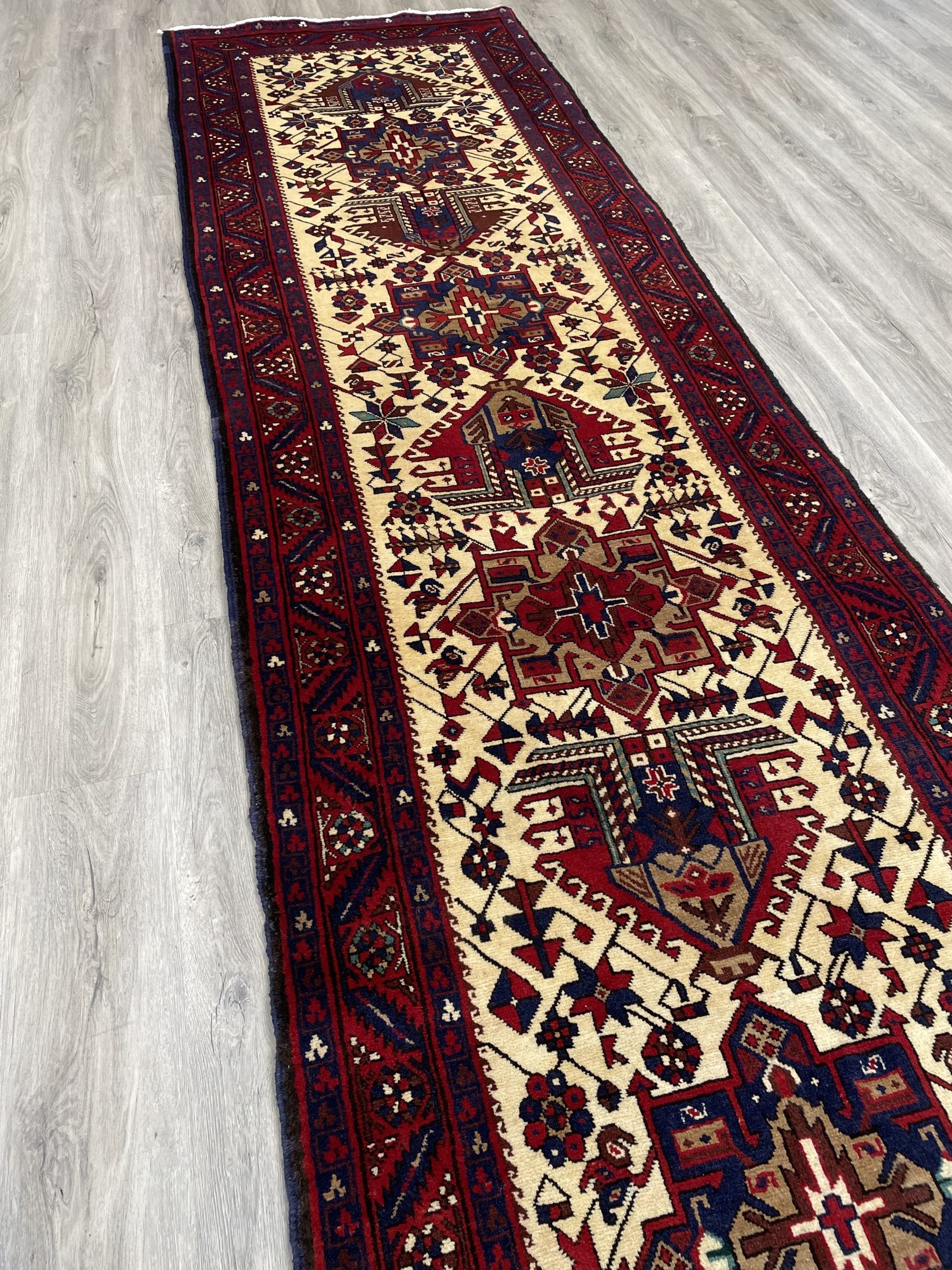 Karajeh Tribal Wool Rug Runner (3'3" x 14'5")