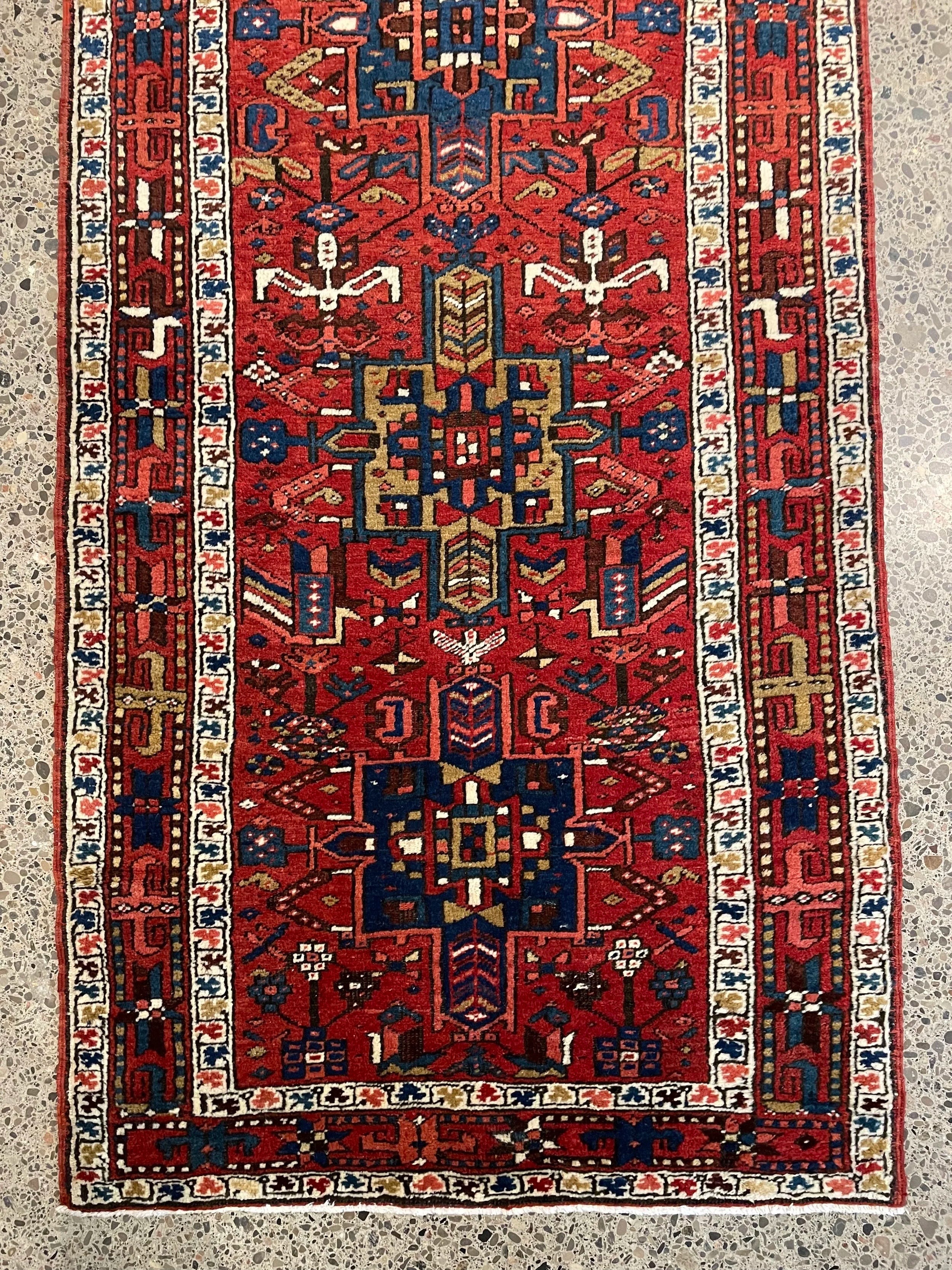 Karajeh Semi-Antique Wool Rug (2'10" x 11'4")
