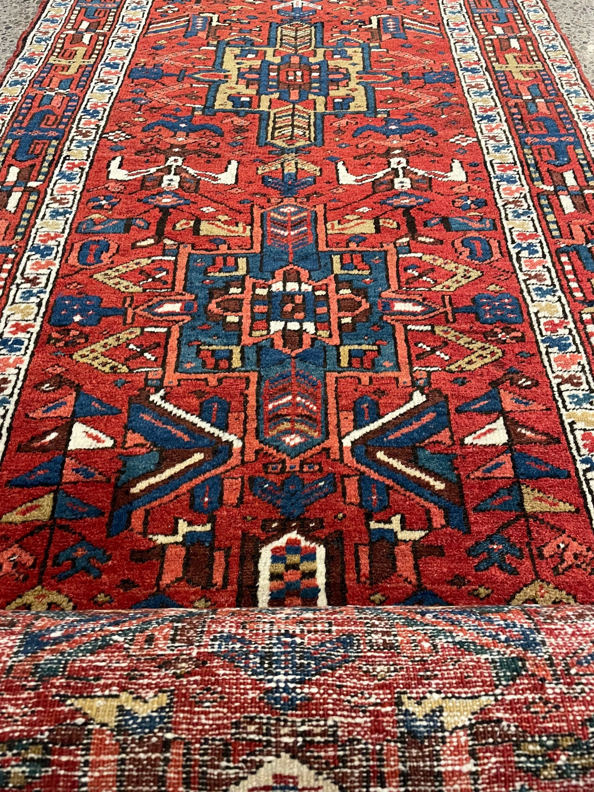 Karajeh Semi-Antique Wool Rug (2'10" x 11'4")