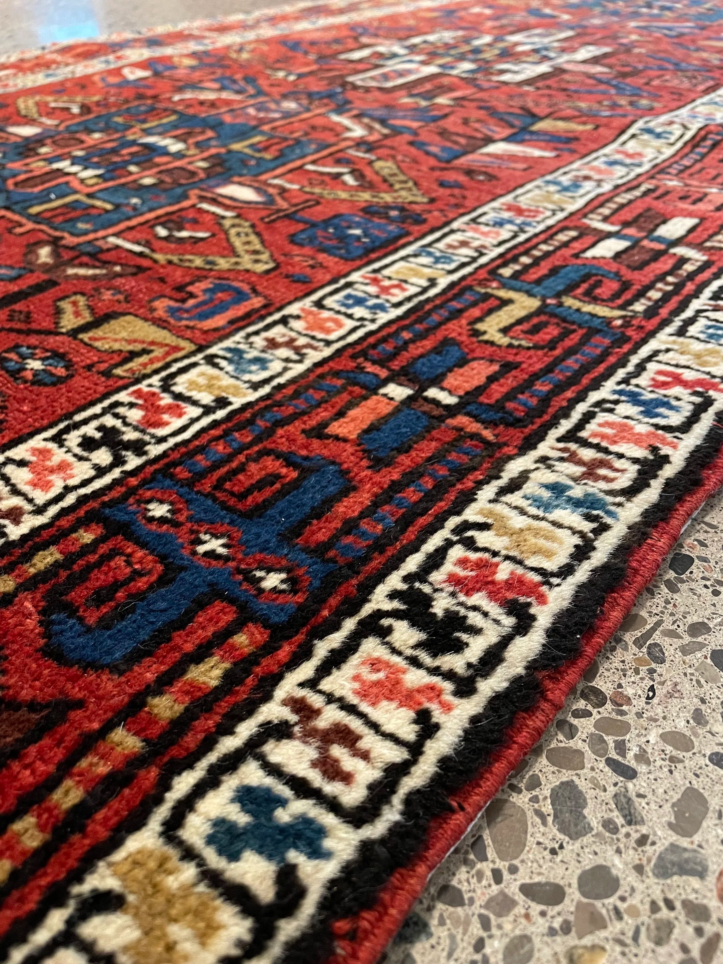 Karajeh Semi-Antique Wool Rug (2'11" x 11'5")
