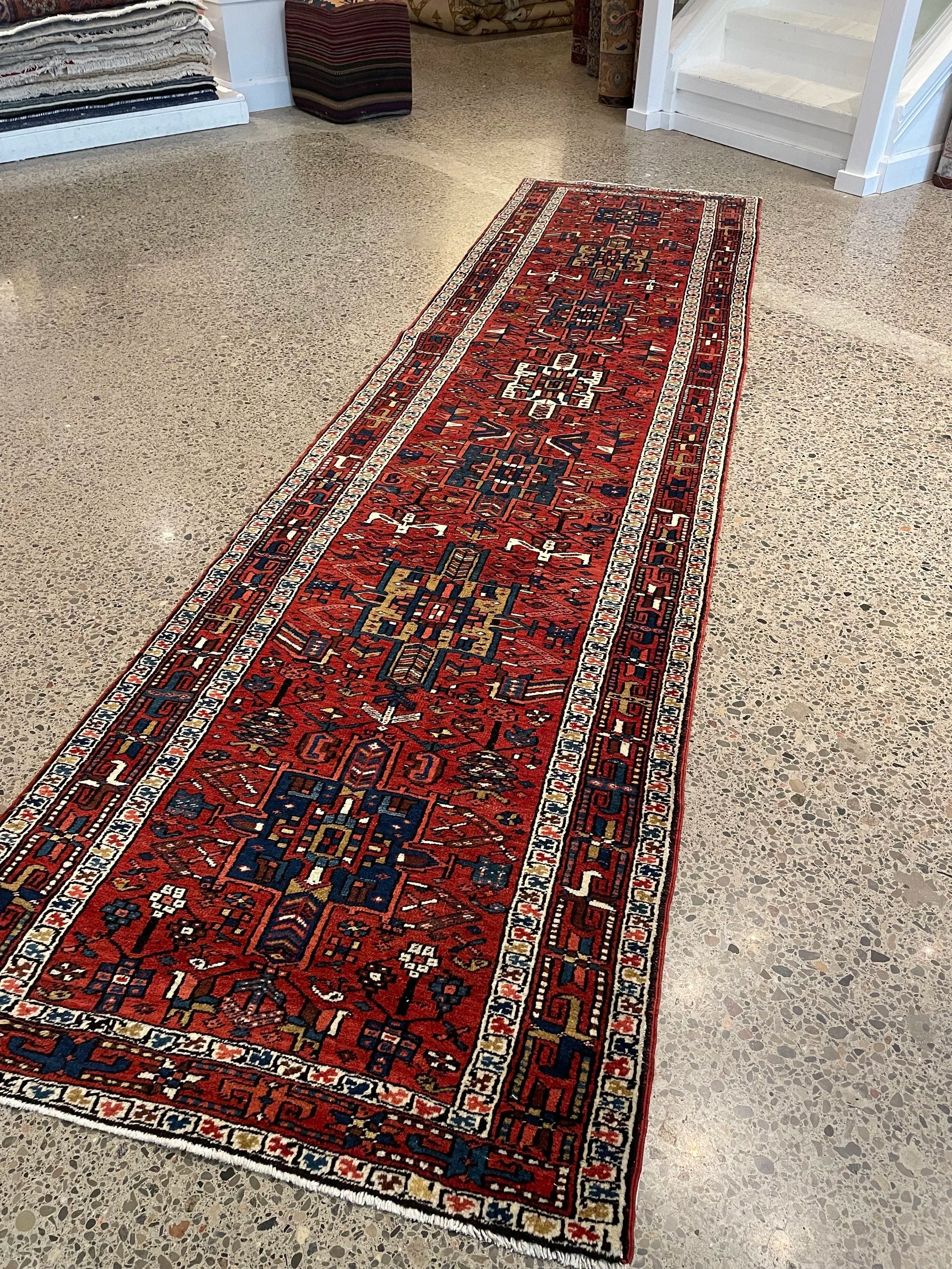 Karajeh Semi-Antique Wool Rug (2'11" x 11'5")