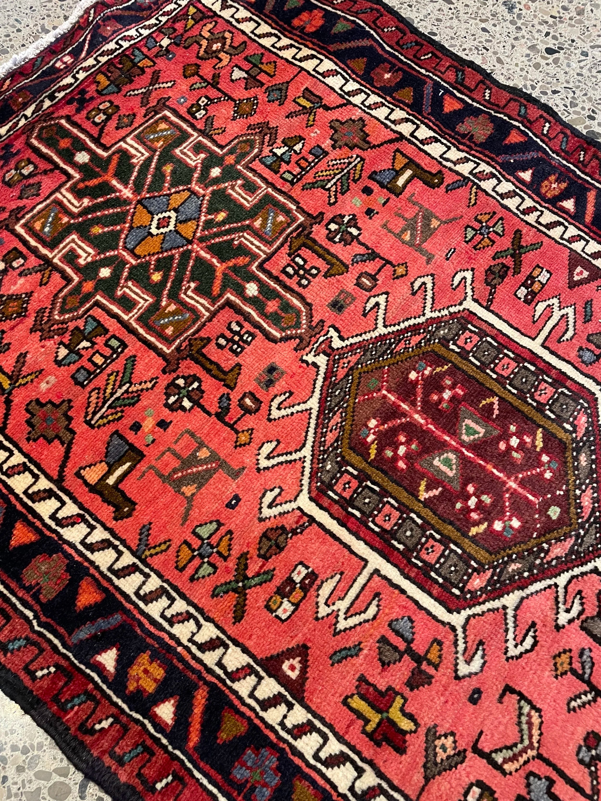 Karajeh Tribal Wool Rug Runner (2'8" x 16'7")