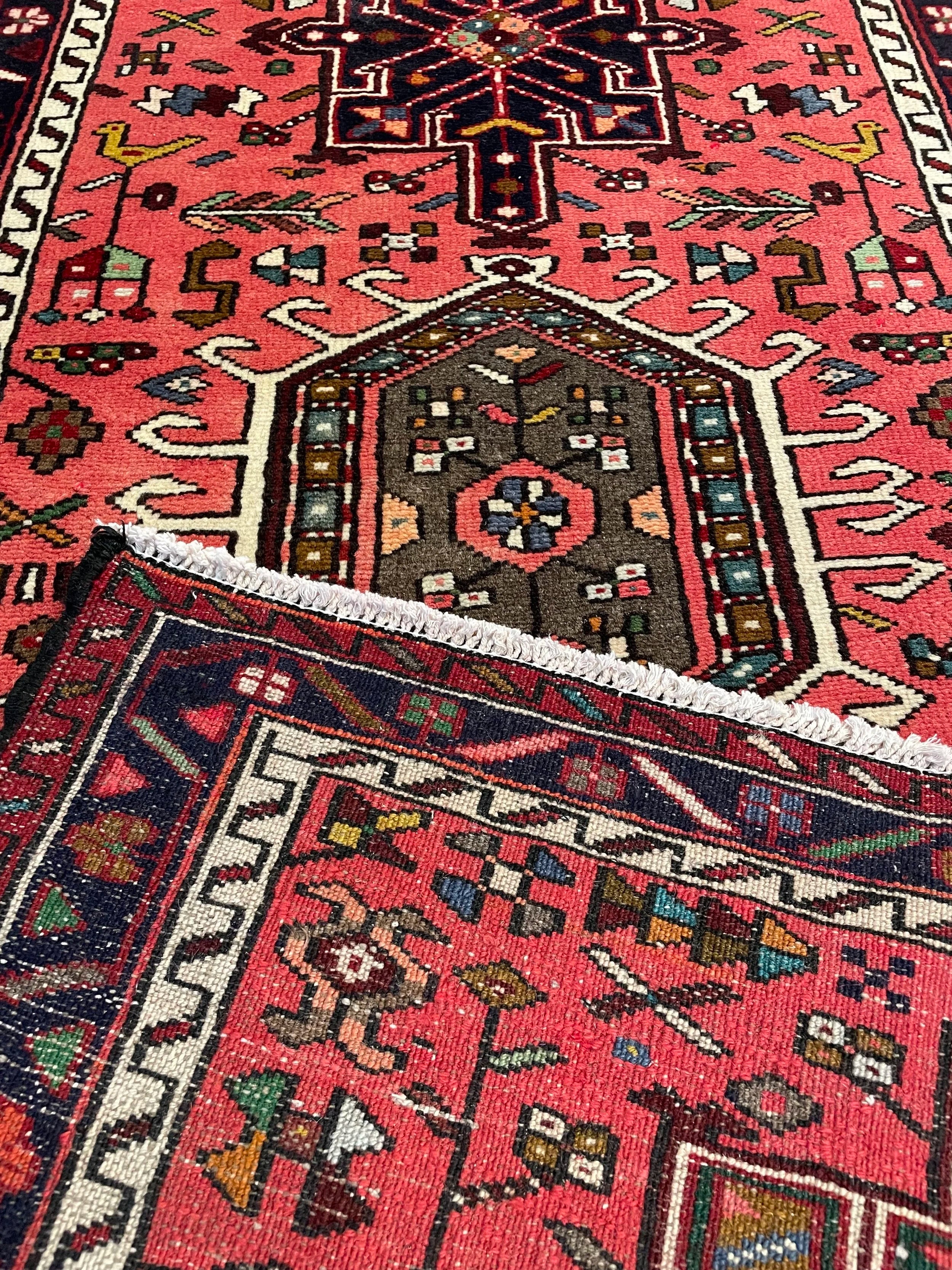 Karajeh Tribal Wool Rug Runner (2'8" x 16'7")