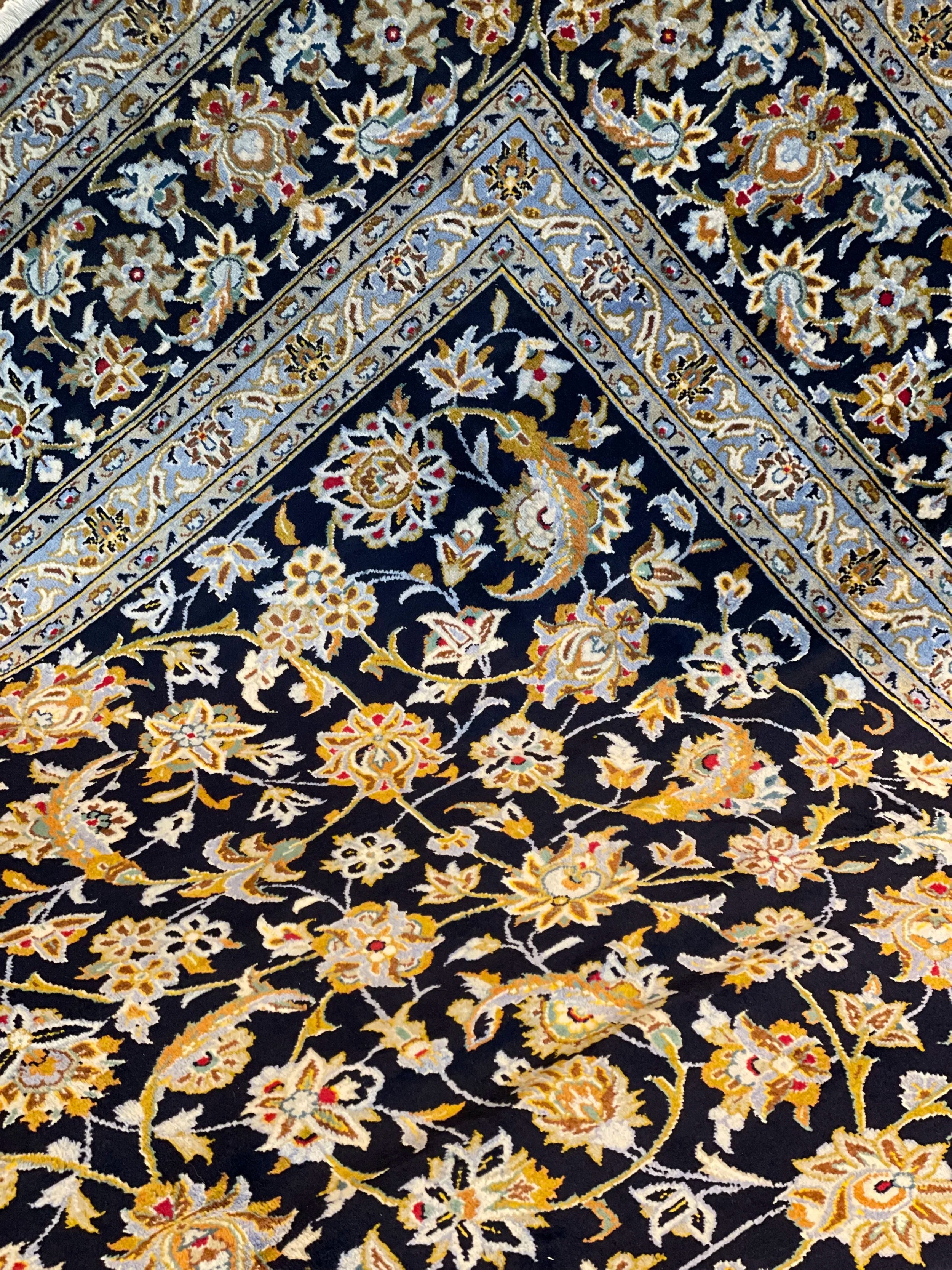 Kashan Wool Rug (10x14)