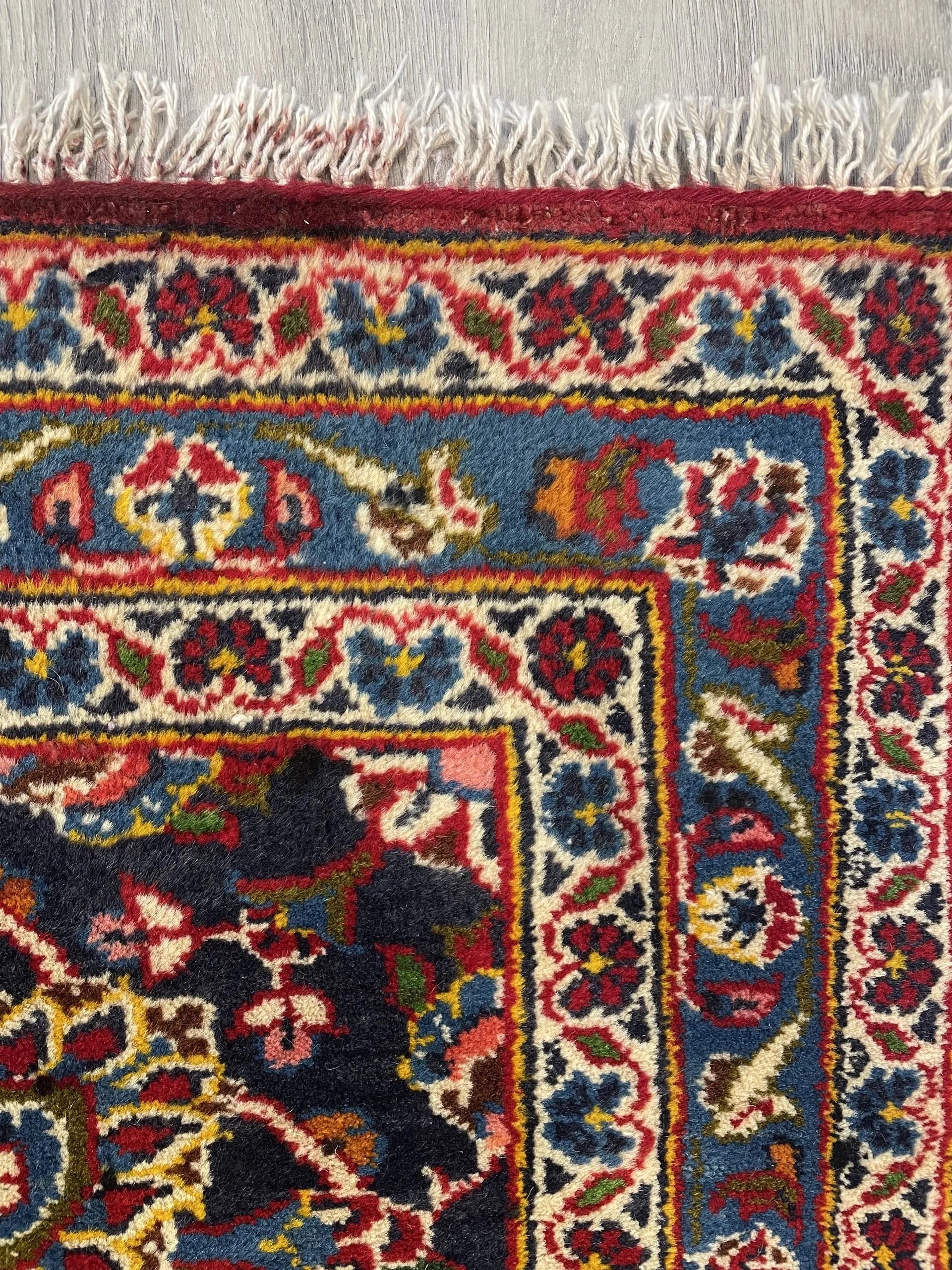 Kashan Wool Rug (9'7" x 12'9")